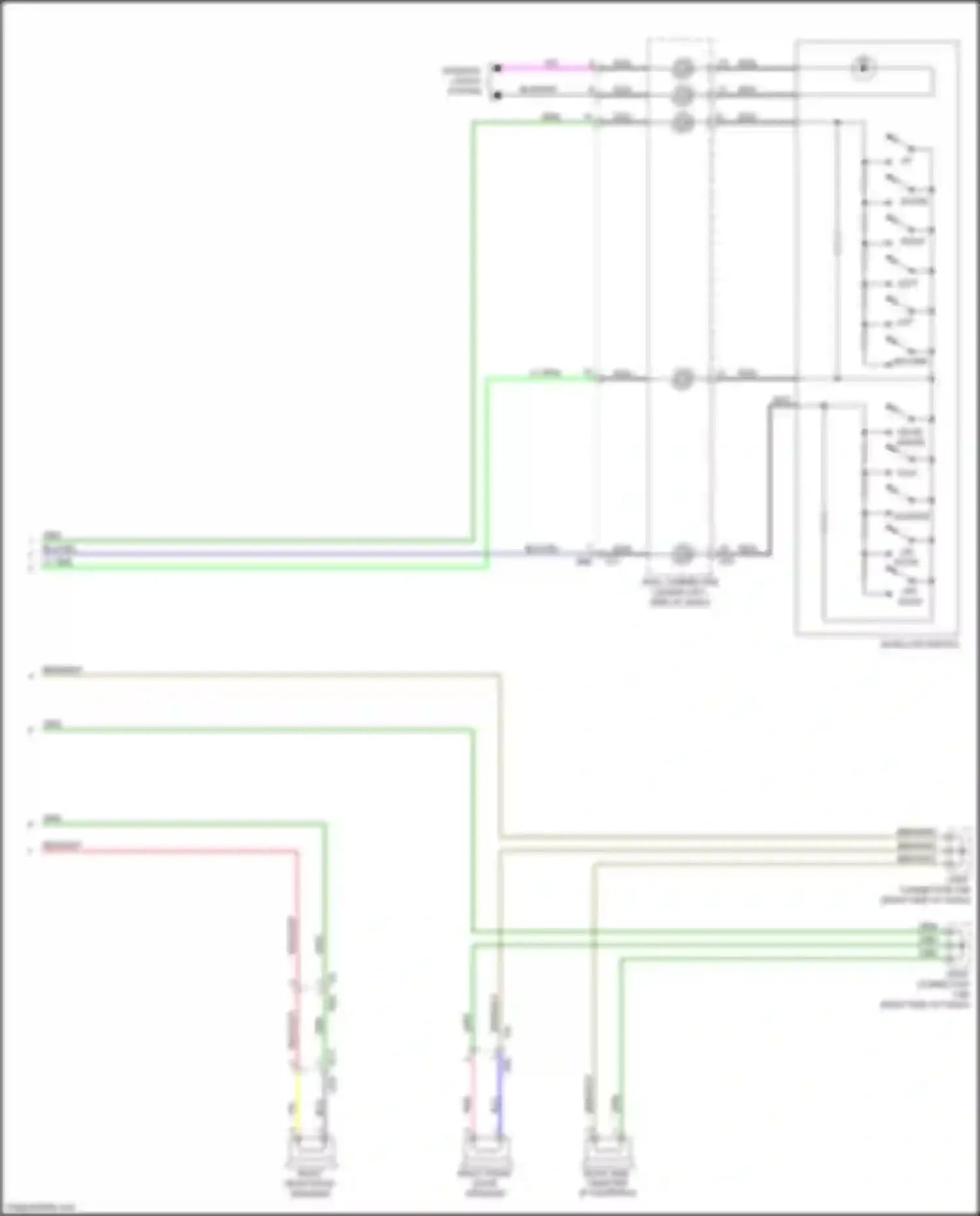 Forester Subaru SJ facelift (2015-2016): Radio circuit, w/o audio amplifier & telematics (2 of 2)