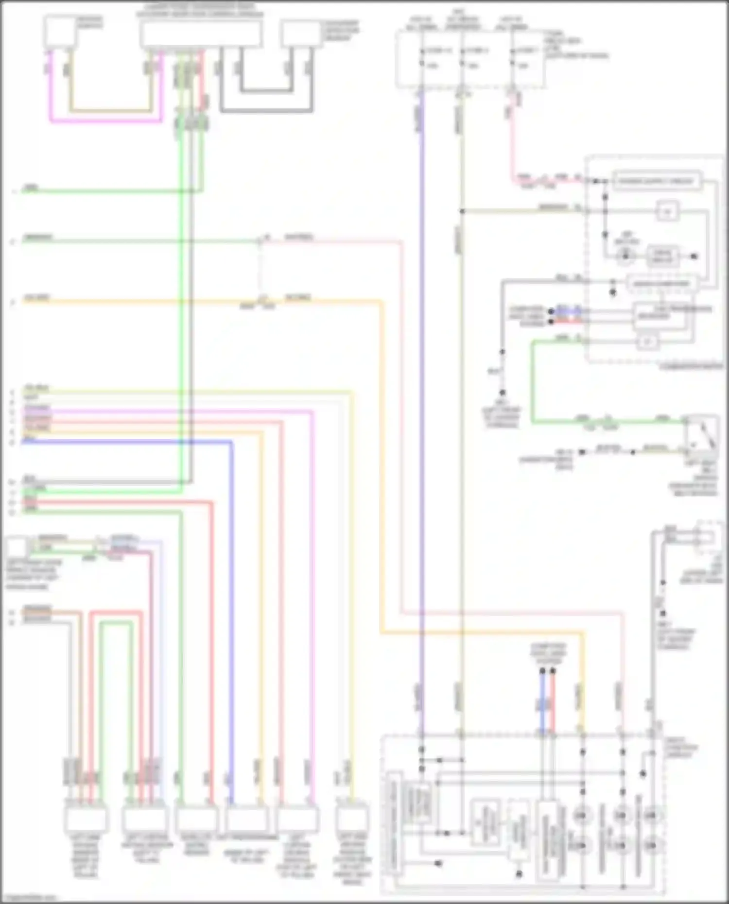 Forester Subaru SJ facelift (2015-2016): Supplemental restraints circuit (2 of 2)