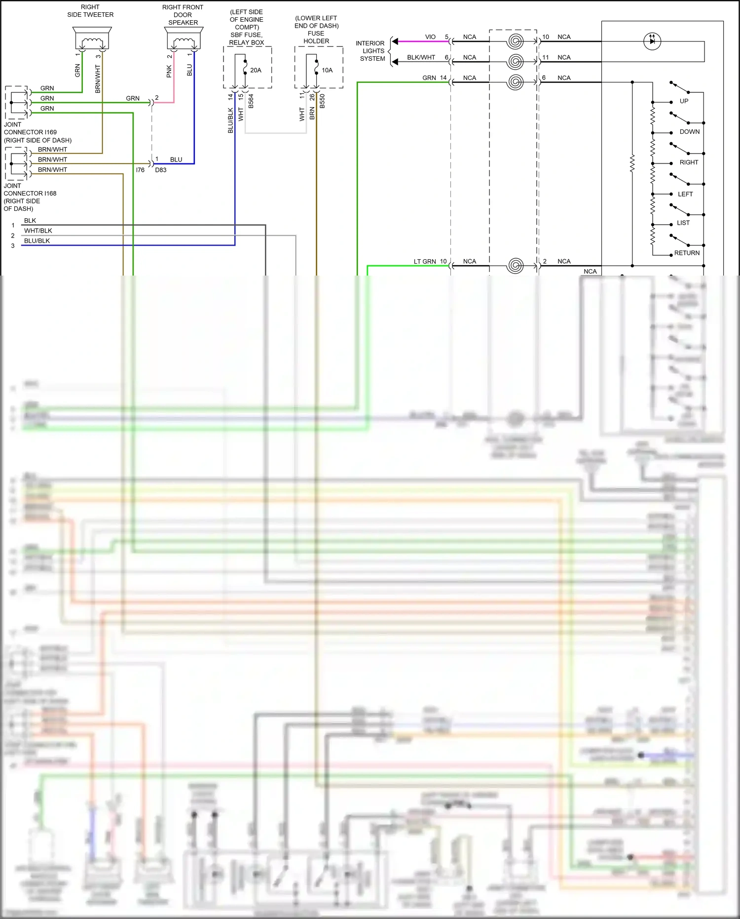 Wiring diagram air bag control module for Subaru Forester SJ facelift (2015-2016) (4 of 8)