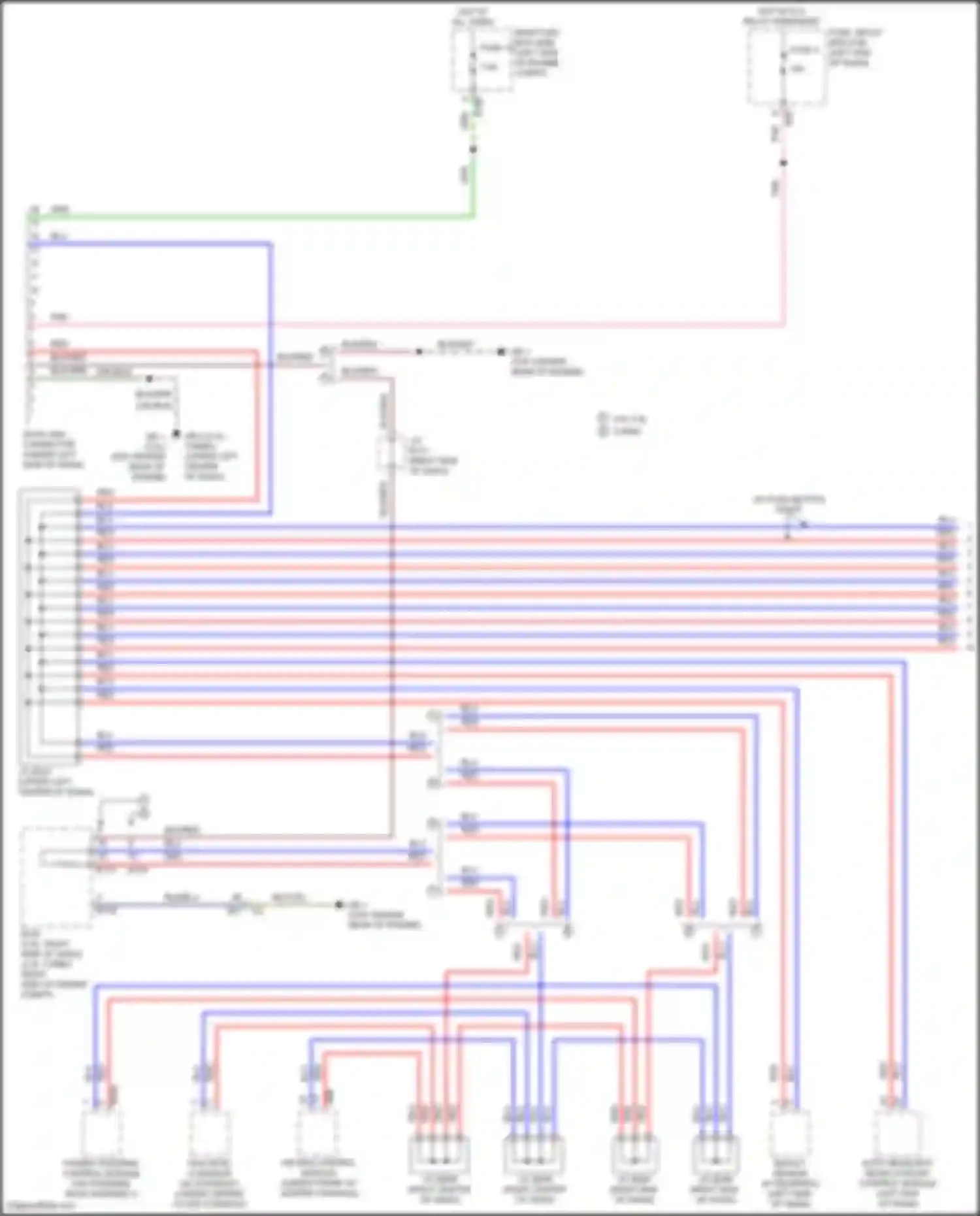 Wiring diagram auto headlight beam leveler control module for Subaru Forester SJ facelift (2015-2016) (1 of 4)