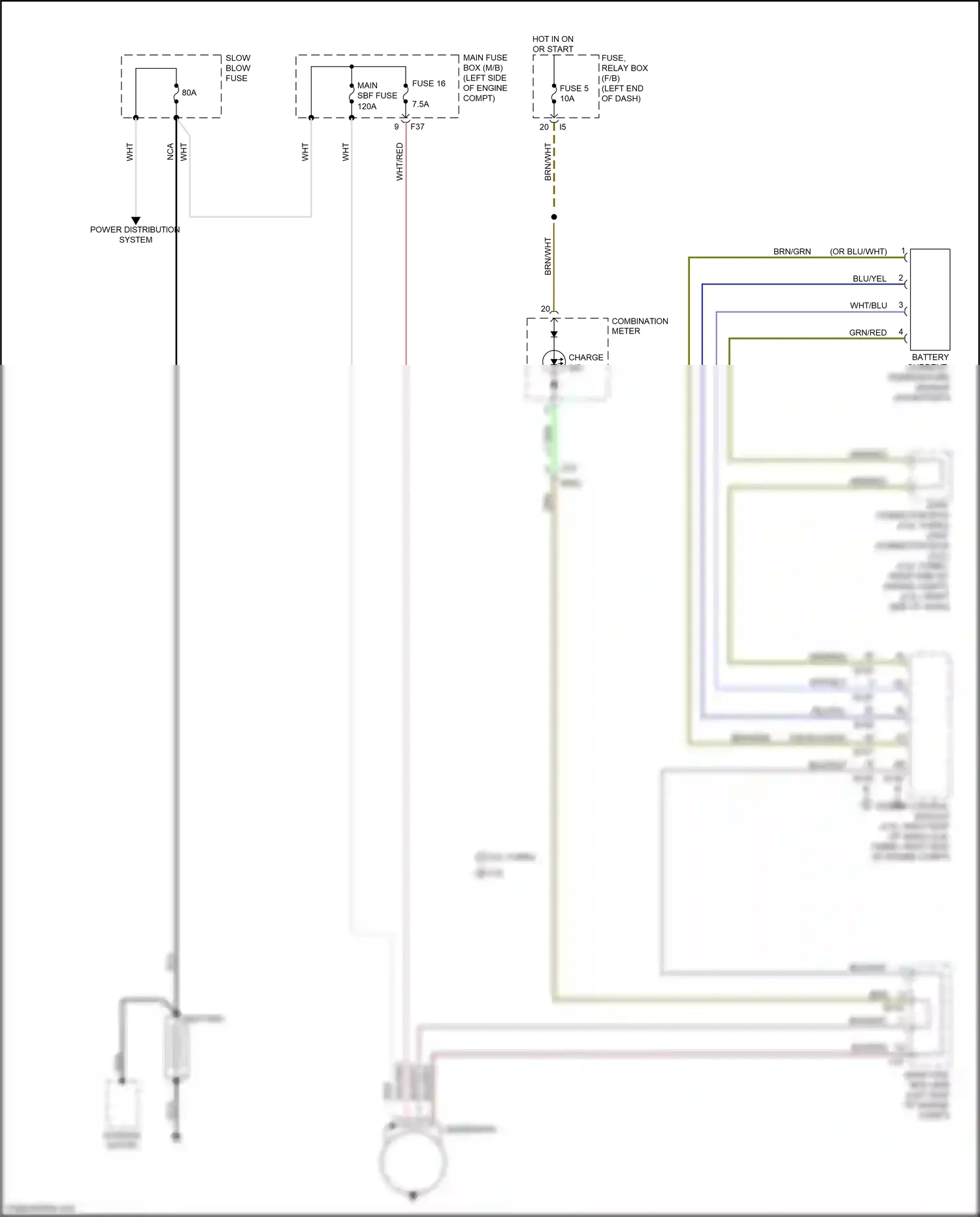 Wiring diagram blk/red for Subaru Forester SJ facelift (2015-2016) (14 of 34)