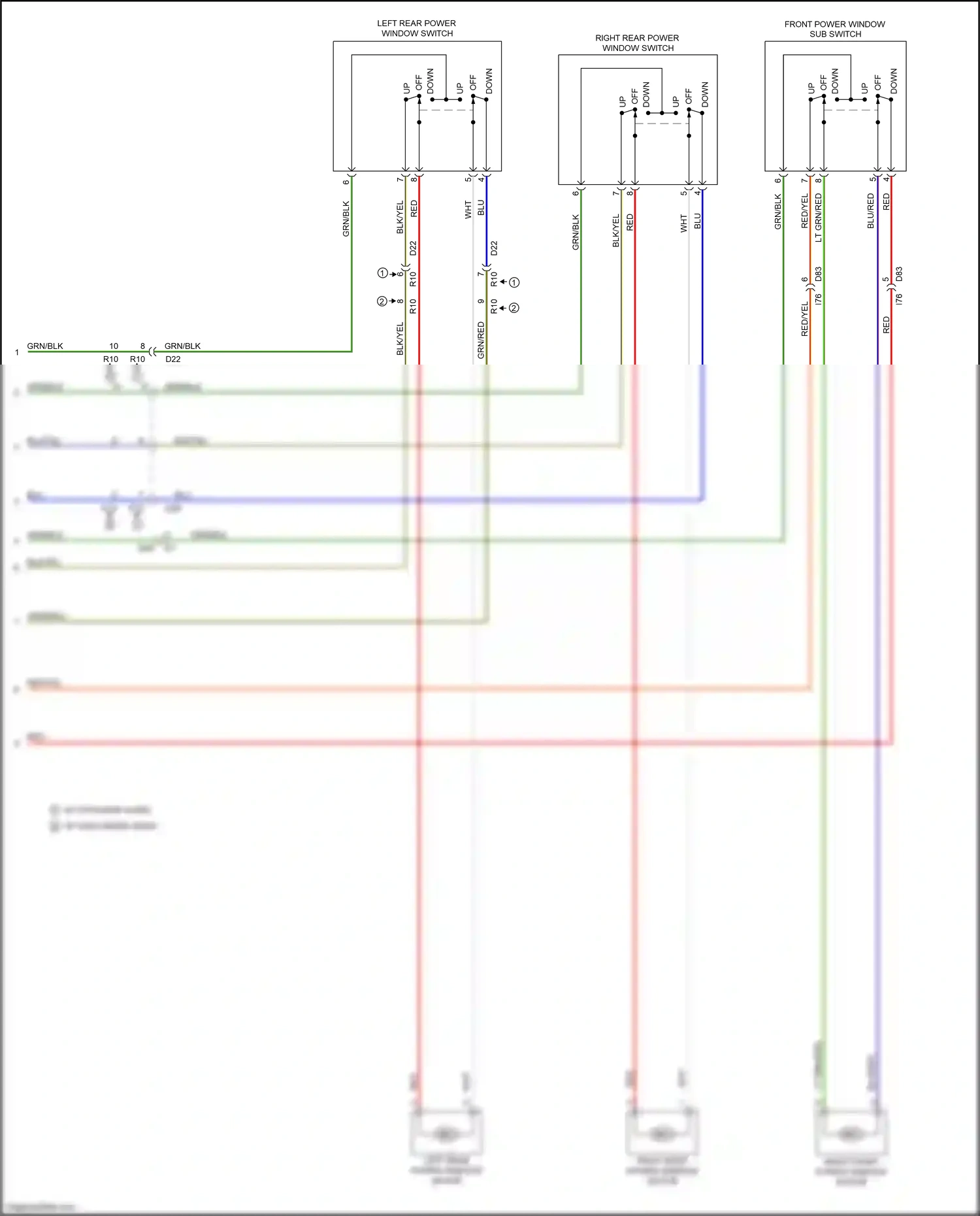Wiring diagram blu/red for Subaru Forester SJ facelift (2015-2016) (27 of 49)