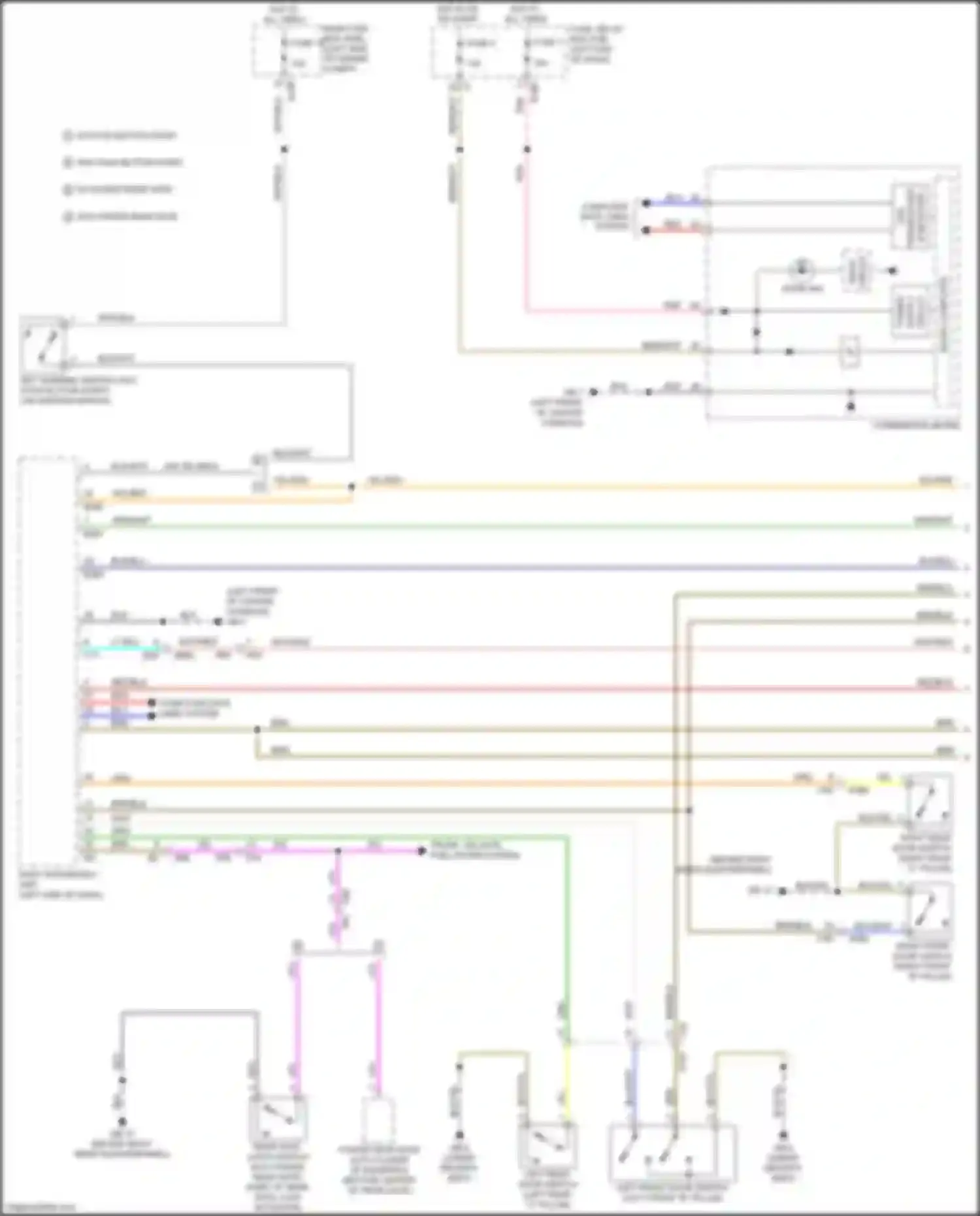 Wiring diagram combination meter for Subaru Forester SJ facelift (2015-2016) (24 of 32)
