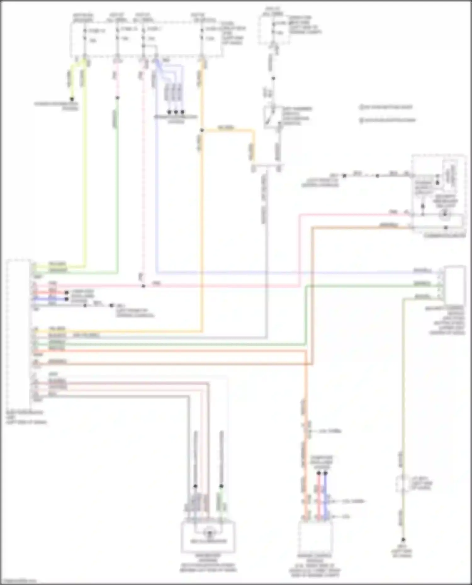 Wiring diagram combination meter for Subaru Forester SJ facelift (2015-2016) (27 of 32)