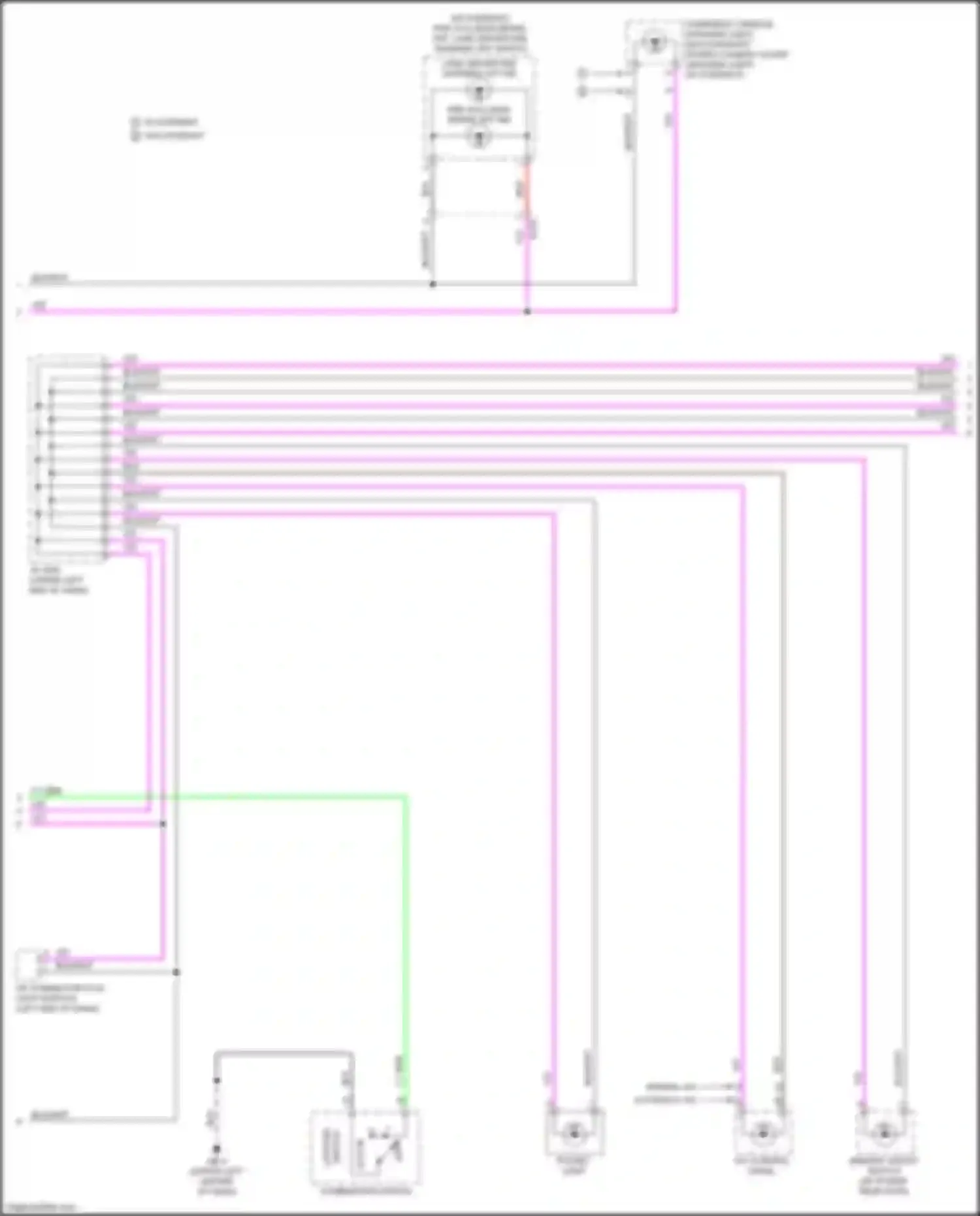 Wiring diagram combination switch for Subaru Forester SJ facelift (2015-2016) (5 of 5)