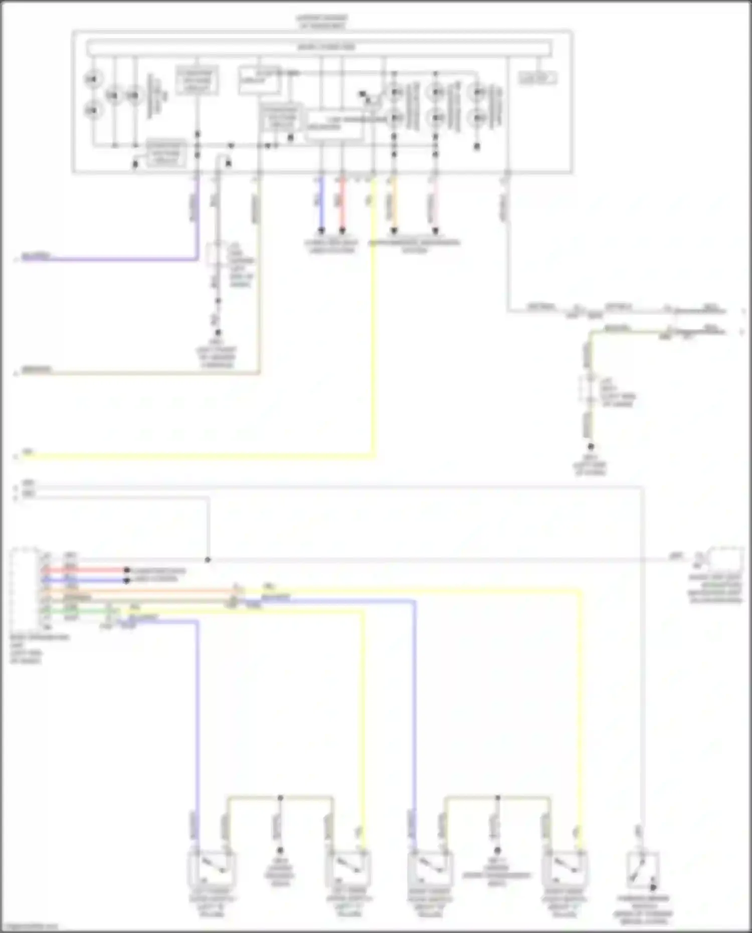 Wiring diagram computer data lines system for Subaru Forester SJ facelift (2015-2016) (15 of 62)