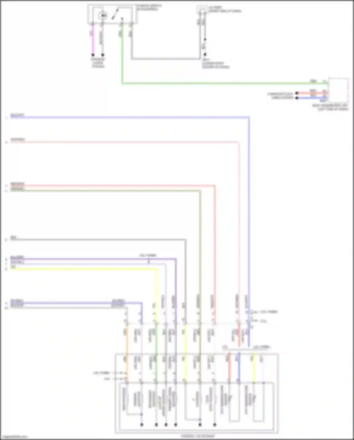 Wiring diagram computer data lines system for Subaru Forester SJ facelift (2015-2016) (10 of 62)