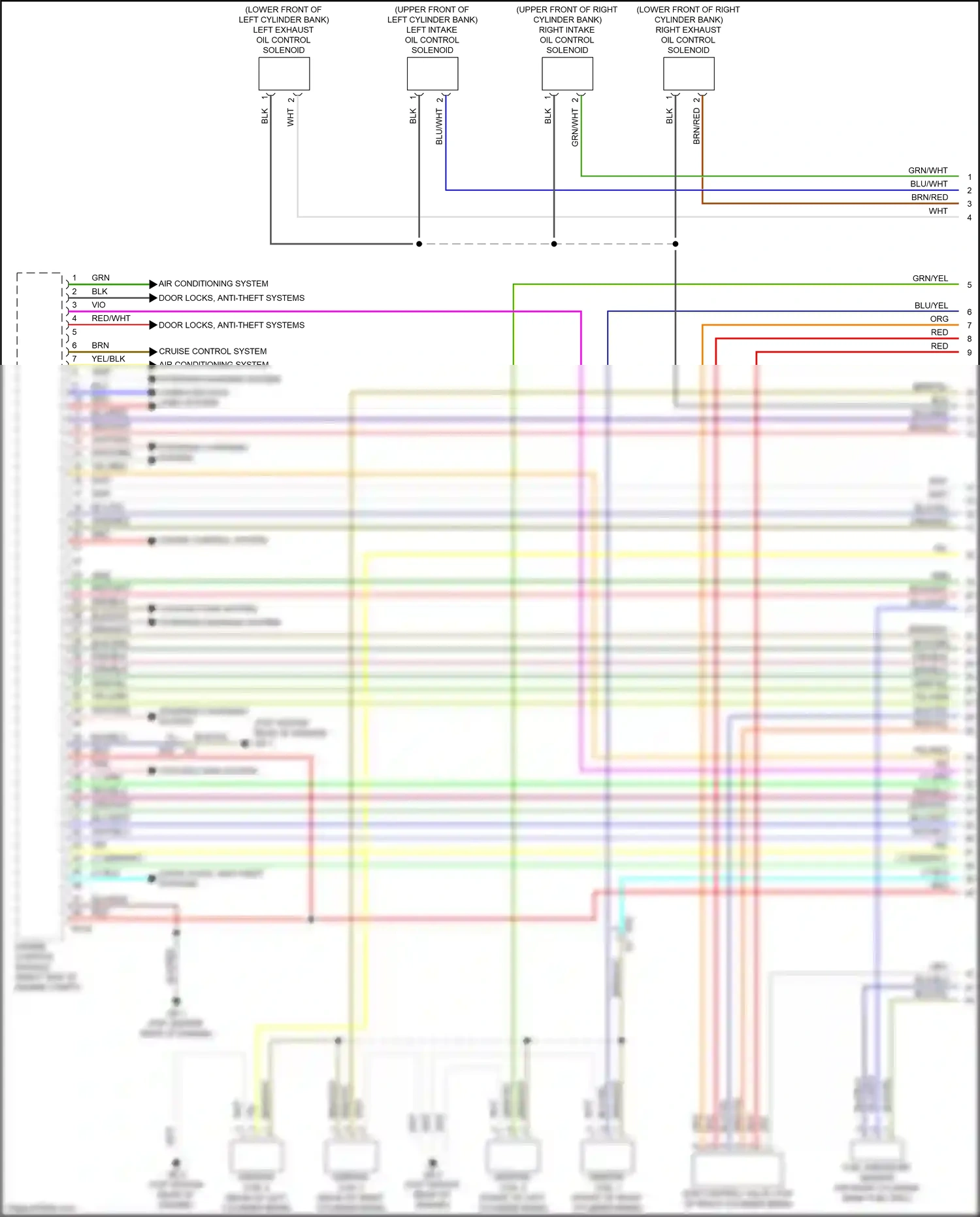 Wiring diagram cruise control system for Subaru Forester SJ facelift (2015-2016) (1 of 2)