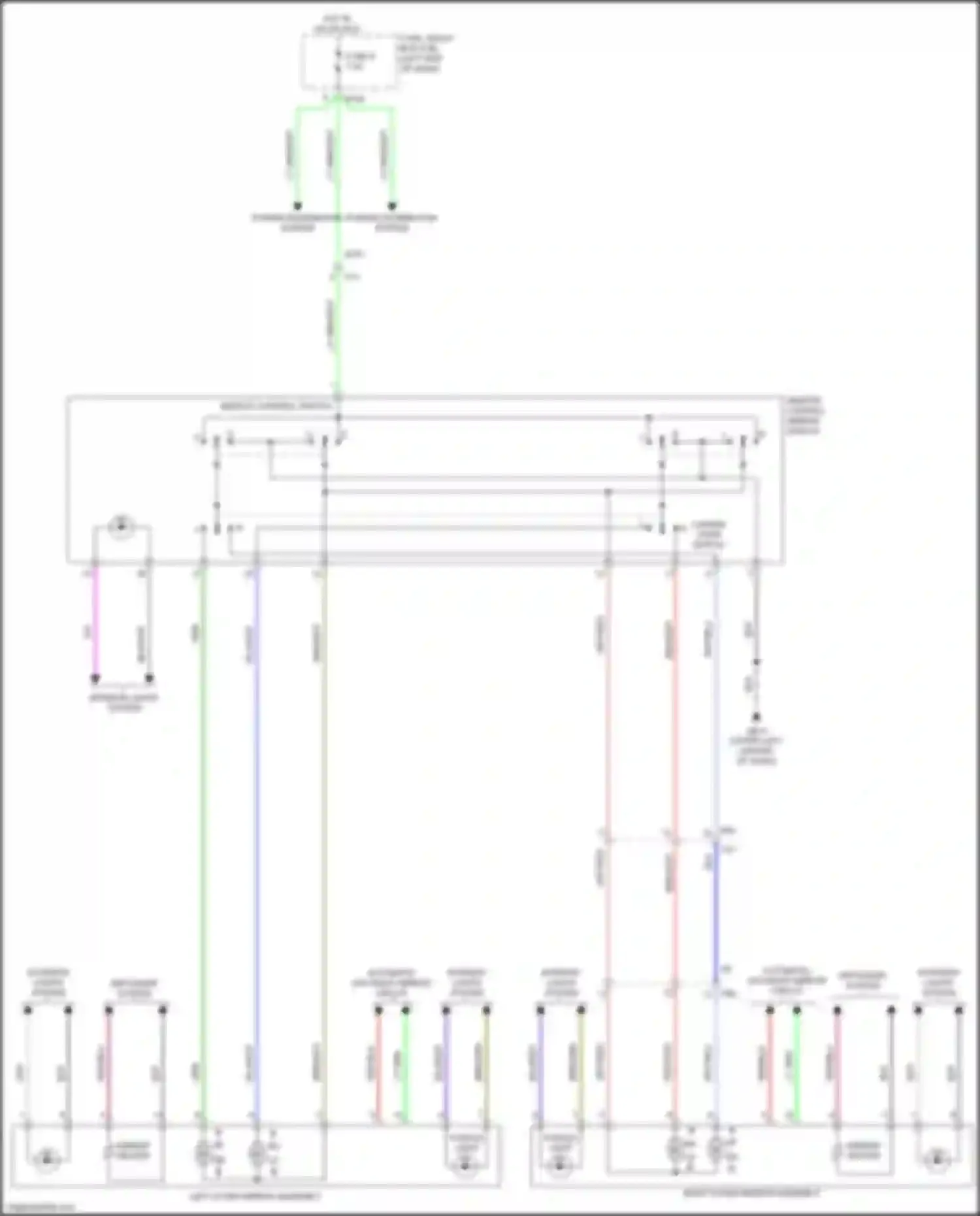 Wiring diagram defogger system for Subaru Forester SJ facelift (2015-2016) (3 of 3)