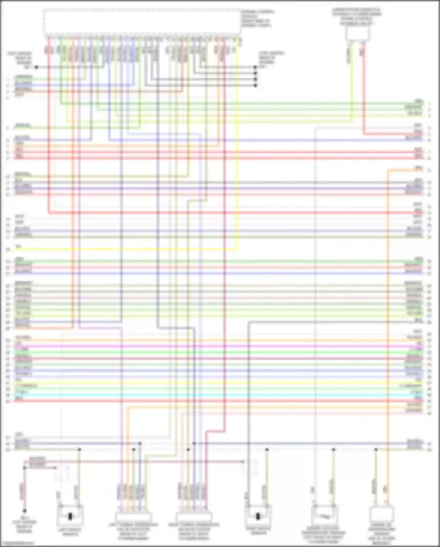 Wiring diagram engine control module for Subaru Forester SJ facelift (2015-2016) (13 of 16)