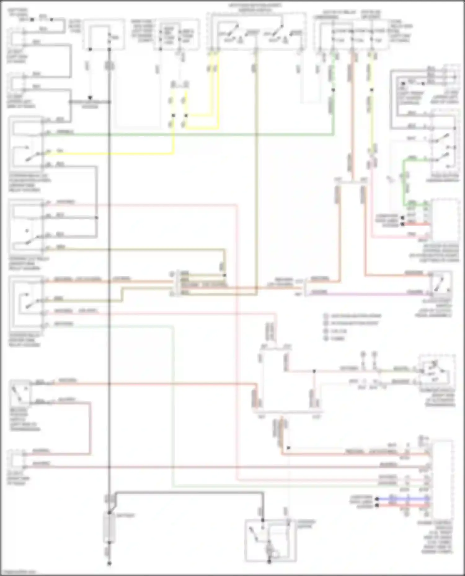 Wiring diagram engine control module for Subaru Forester SJ facelift (2015-2016) (10 of 16)