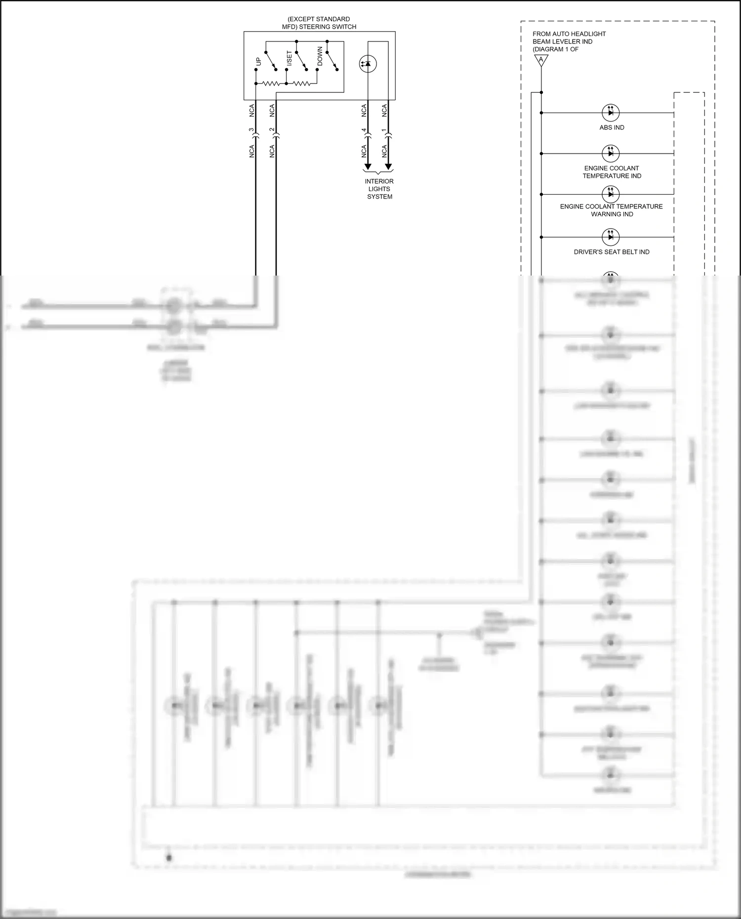 Subaru Forester SJ facelift (2015-2016) engine coolant temperature warning ind wiring diagram  (2 of 2)