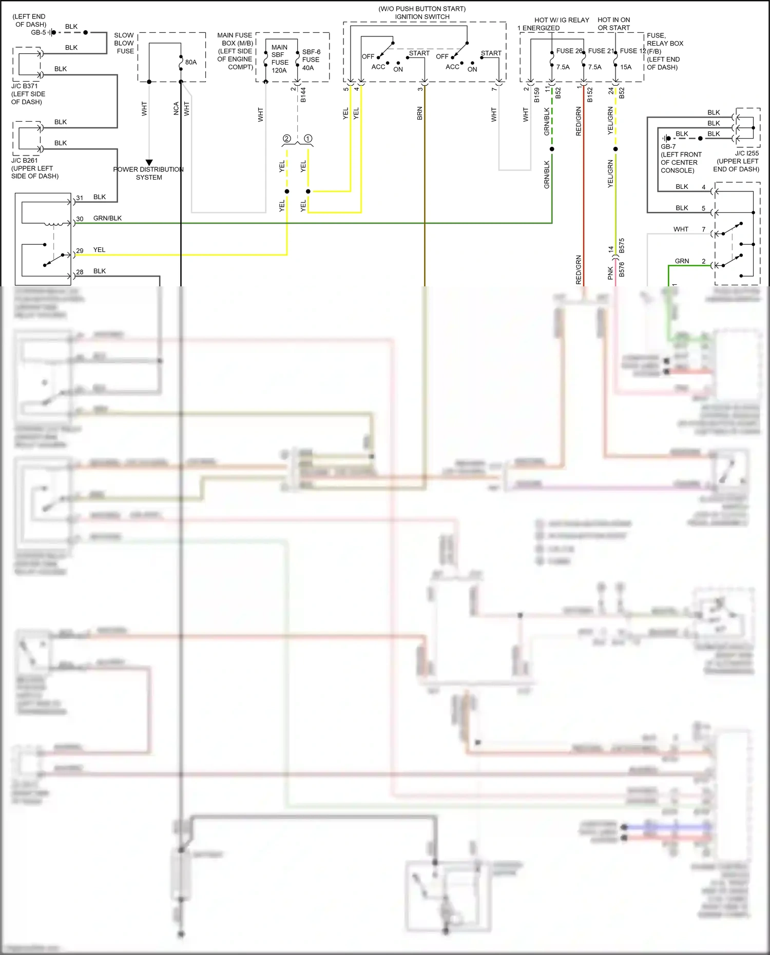 Wiring diagram grn for Subaru Forester SJ facelift (2015-2016) (48 of 86)