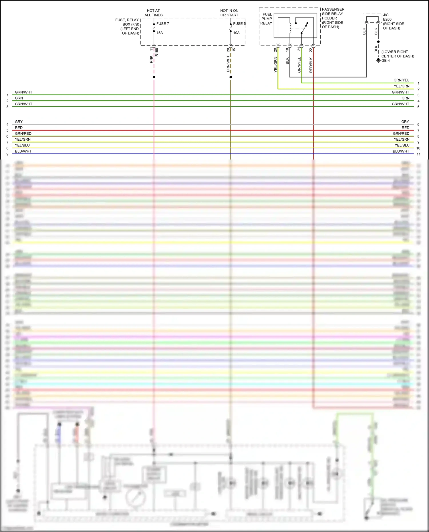 Wiring diagram grn for Subaru Forester SJ facelift (2015-2016) (76 of 86)