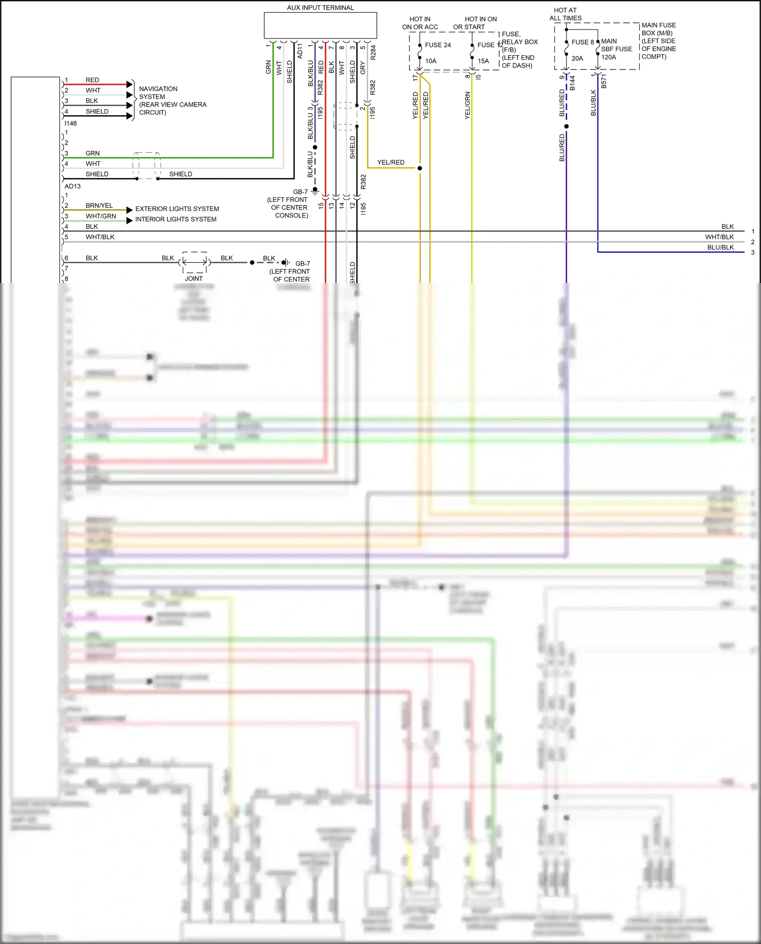 Wiring diagram gry for Subaru Forester SJ facelift (2015-2016) (9 of 52)