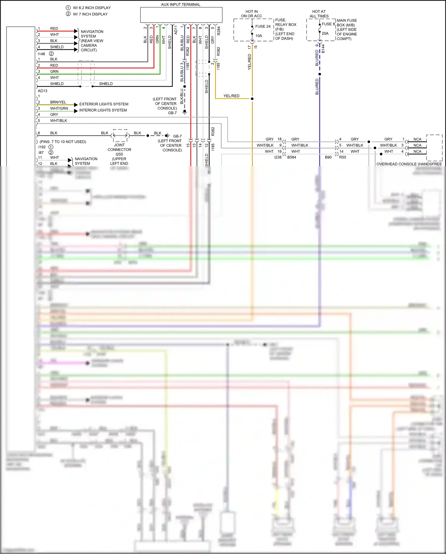 Wiring diagram left front door speaker for Subaru Forester SJ facelift (2015-2016) (3 of 8)
