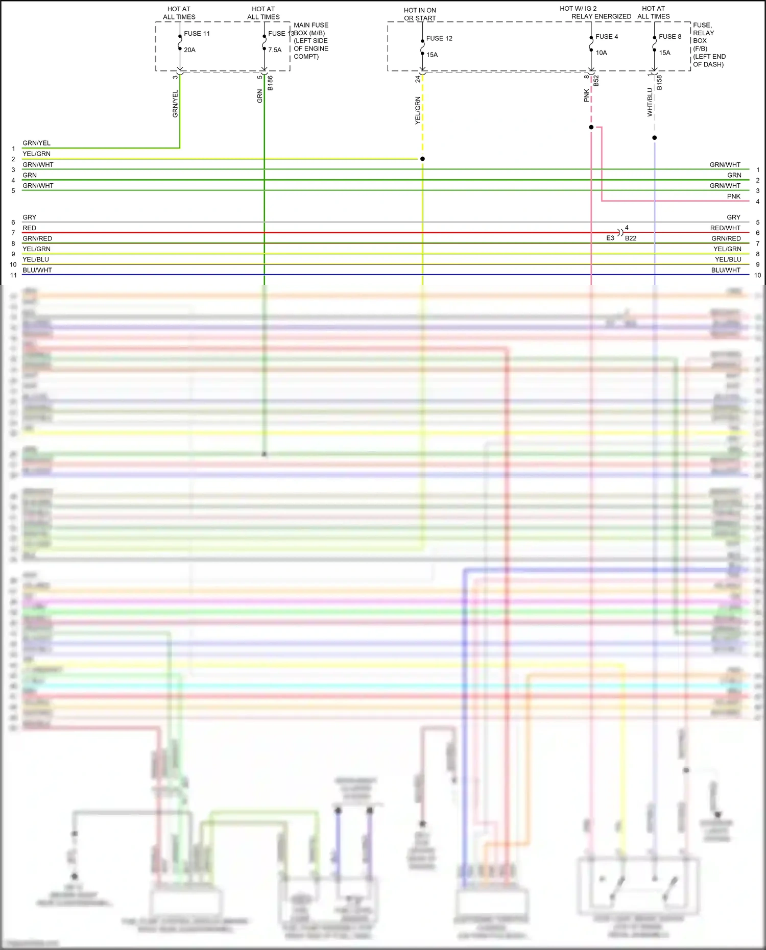 Wiring diagram lt grn for Subaru Forester SJ facelift (2015-2016) (65 of 68)