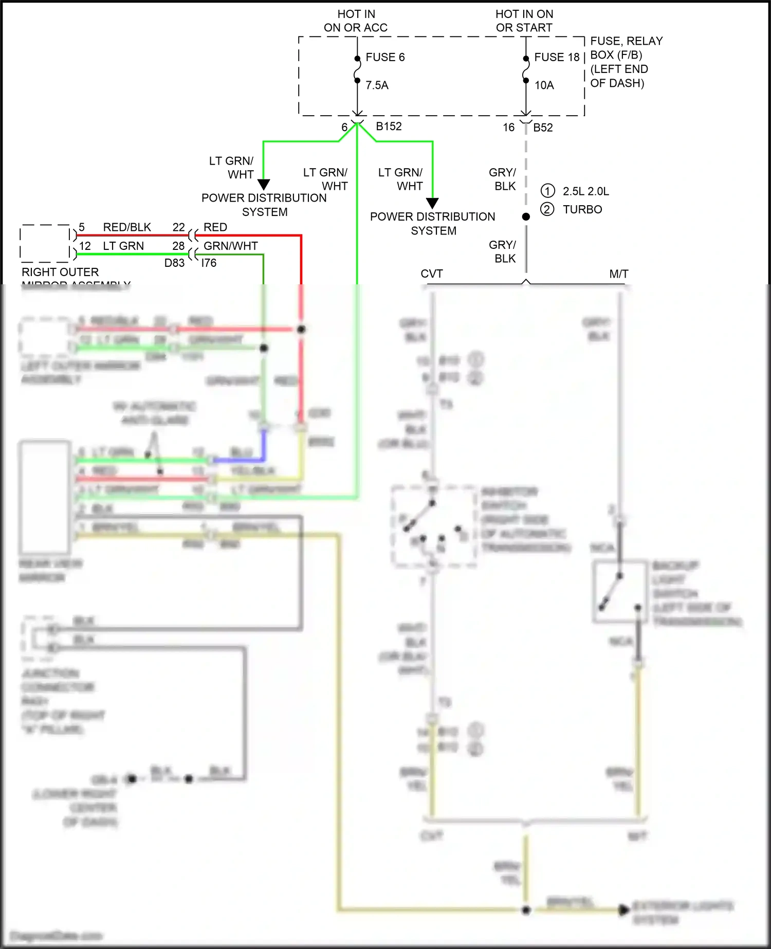 Wiring diagram nca for Subaru Forester SJ facelift (2015-2016) (31 of 44)