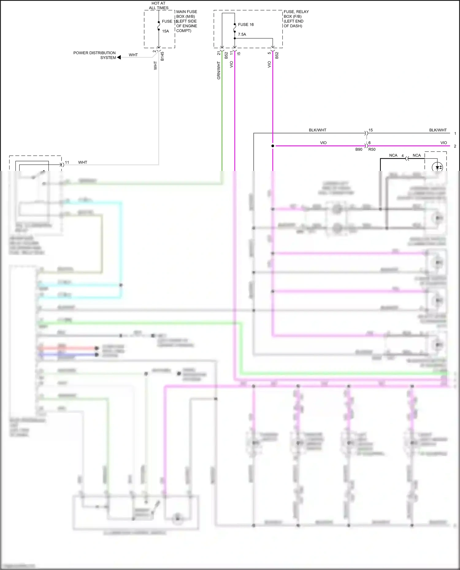 Wiring diagram nca for Subaru Forester SJ facelift (2015-2016) (33 of 44)