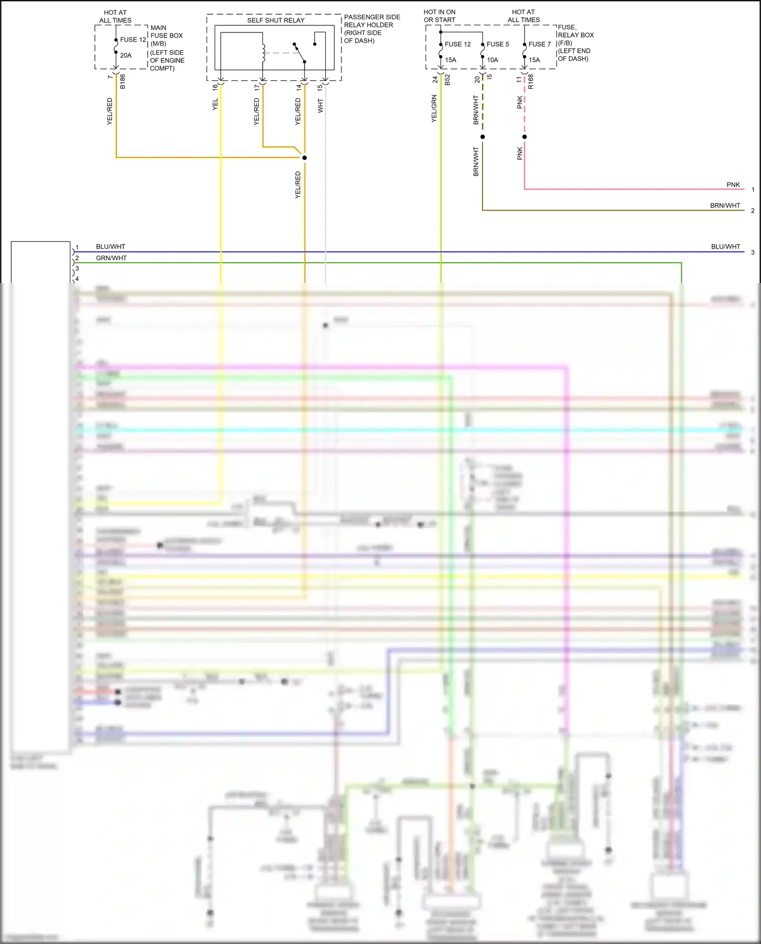 Wiring diagram (or red/ for Subaru Forester SJ facelift (2015-2016) (1 of 2)