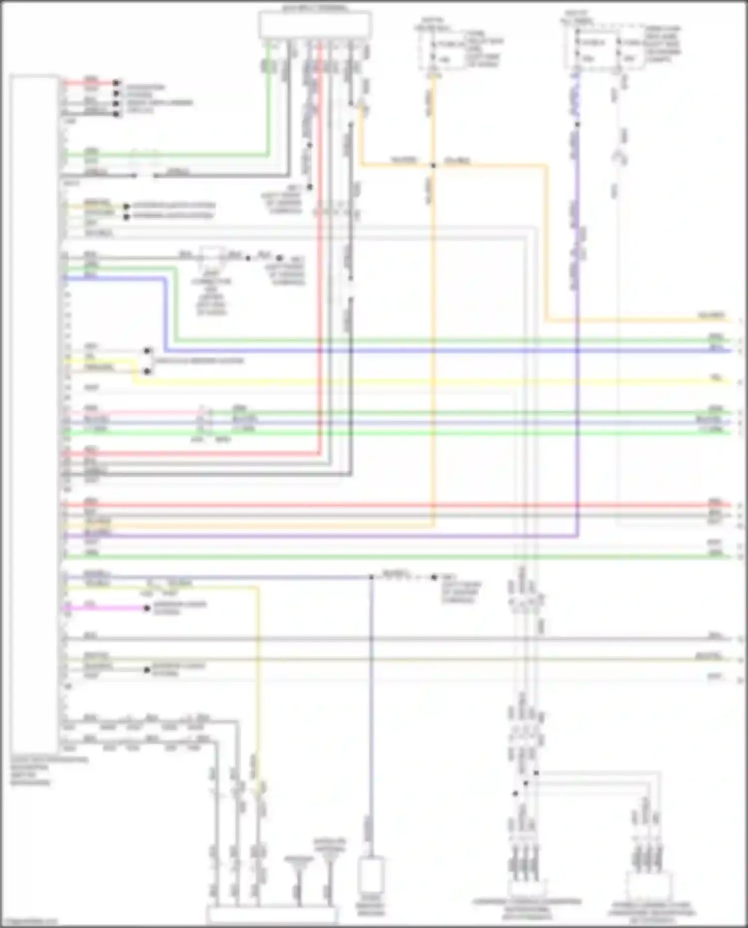 Wiring diagram rear view camera circuit for Subaru Forester SJ facelift (2015-2016) (1 of 8)