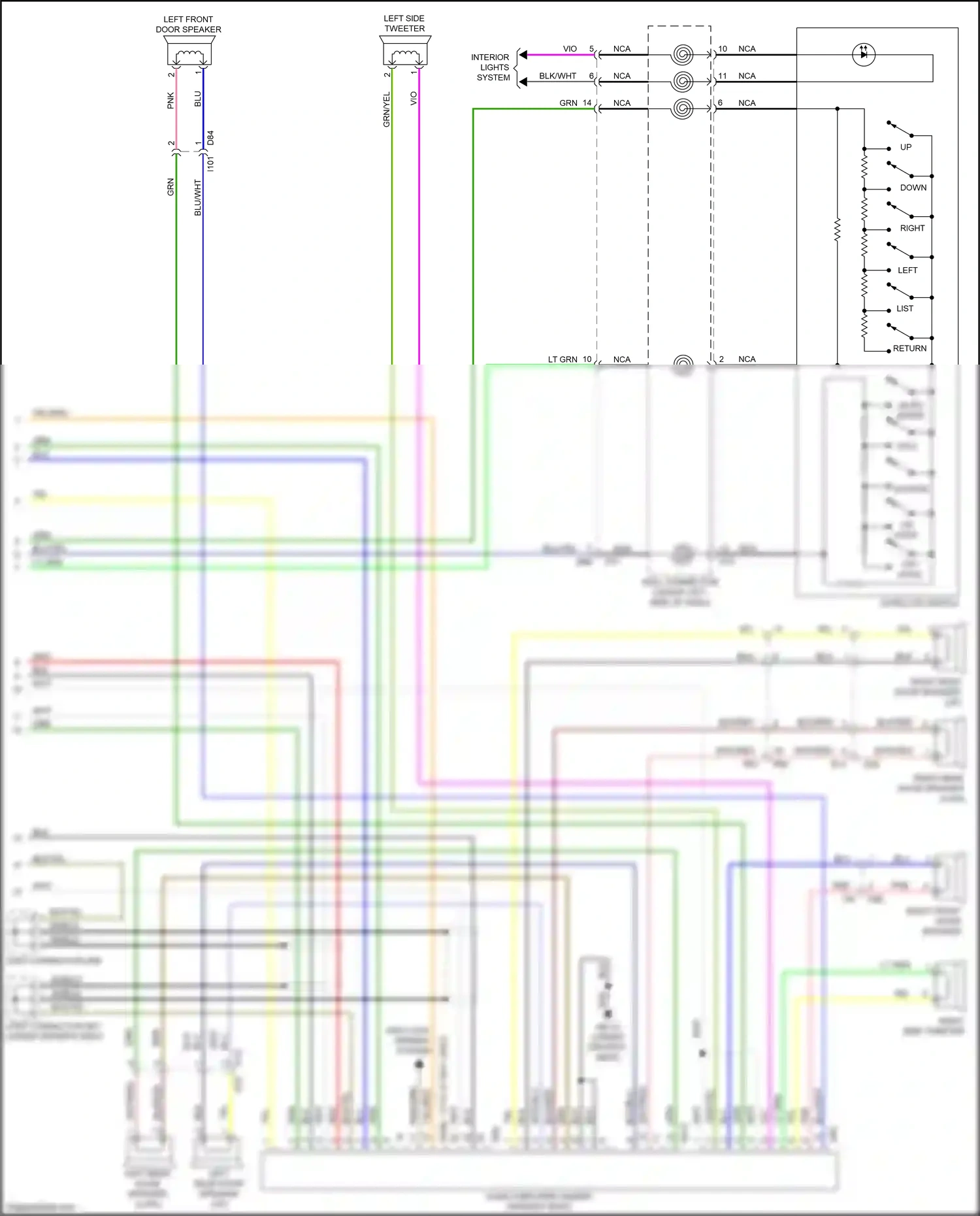 Wiring diagram red for Subaru Forester SJ facelift (2015-2016) (20 of 101)
