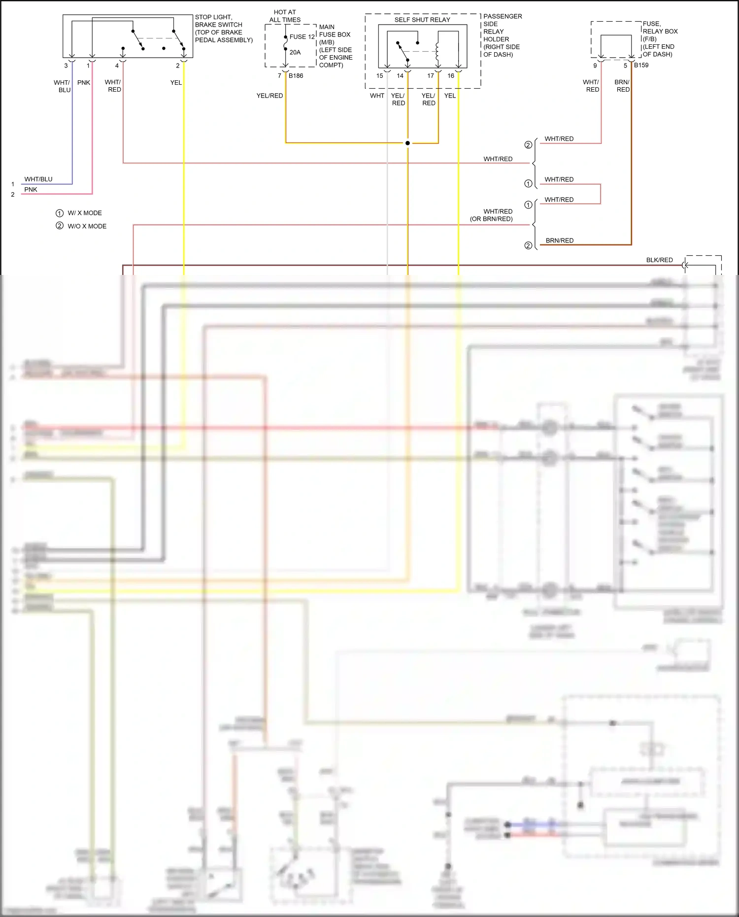 Wiring diagram red/grn for Subaru Forester SJ facelift (2015-2016) (21 of 22)