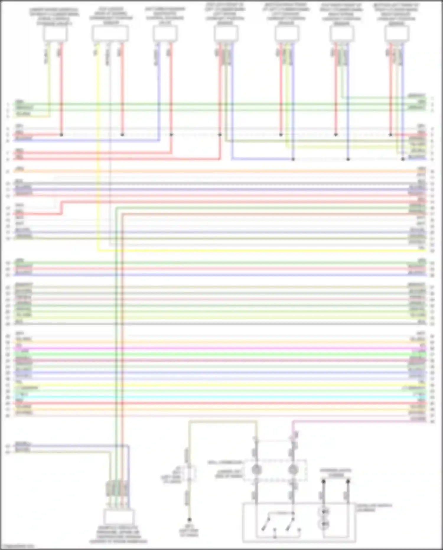 Wiring diagram right intake camshaft position sensor for Subaru Forester SJ facelift (2015-2016) (1 of 2)