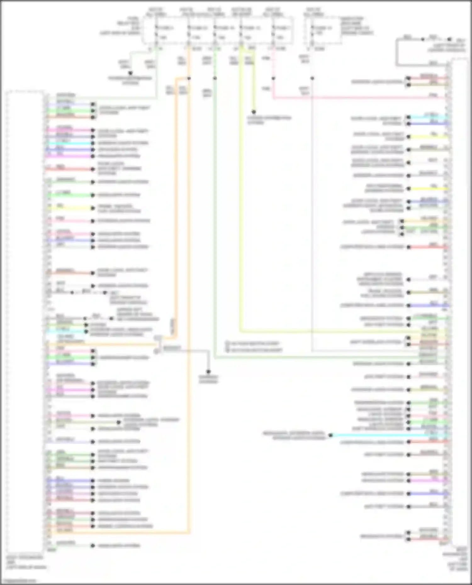 Wiring diagram shift interlock system for Subaru Forester SJ facelift (2015-2016) (1 of 1)