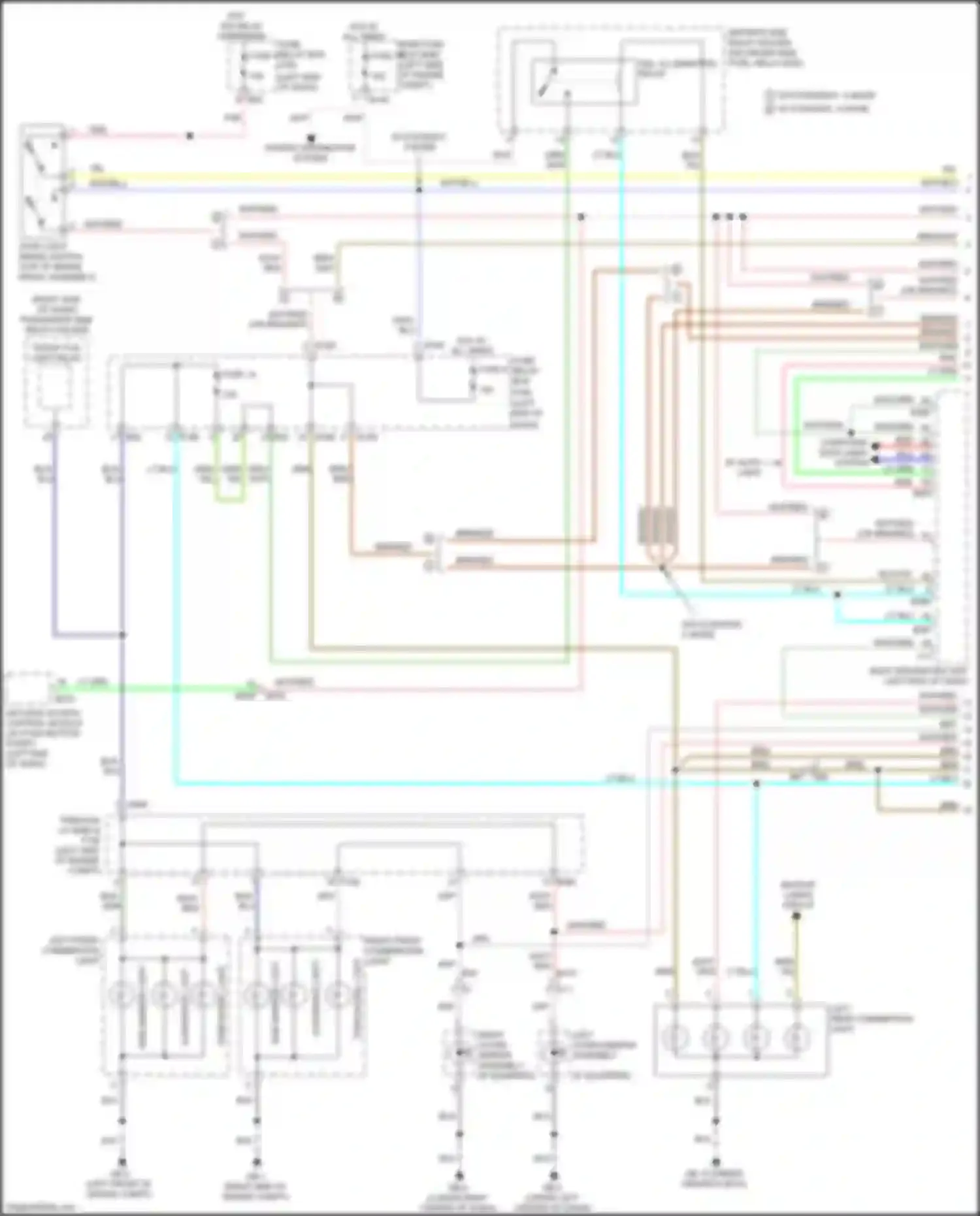 Wiring diagram turn signal light for Subaru Forester SJ facelift (2015-2016) (1 of 1)
