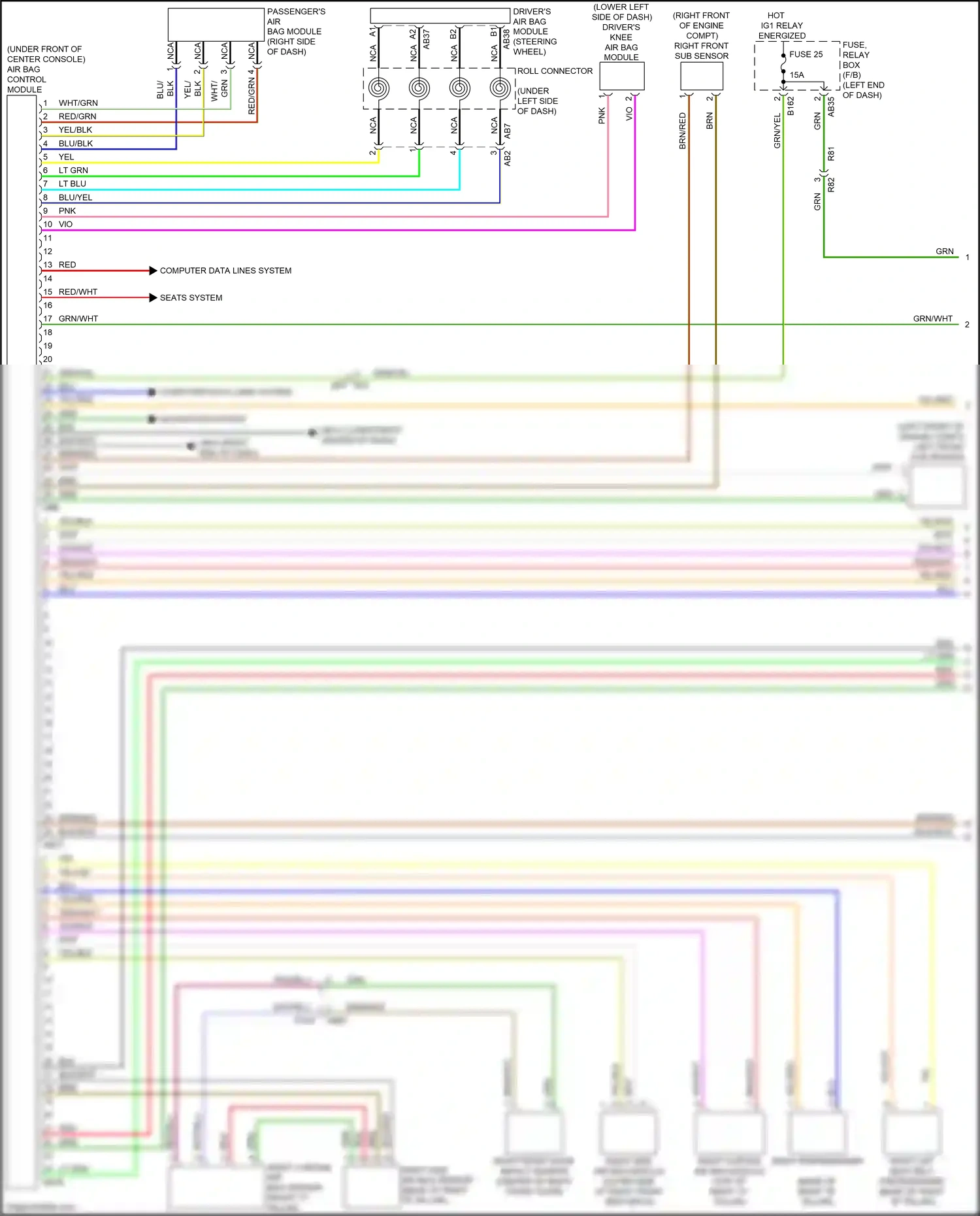 Wiring diagram vio for Subaru Forester SJ facelift (2015-2016) (39 of 68)