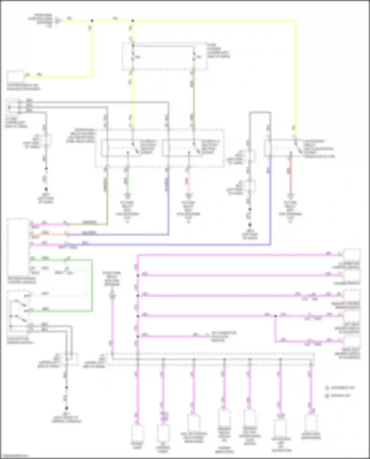 Wiring diagram w/ navigation for Subaru Forester SJ facelift (2015-2016) (3 of 3)