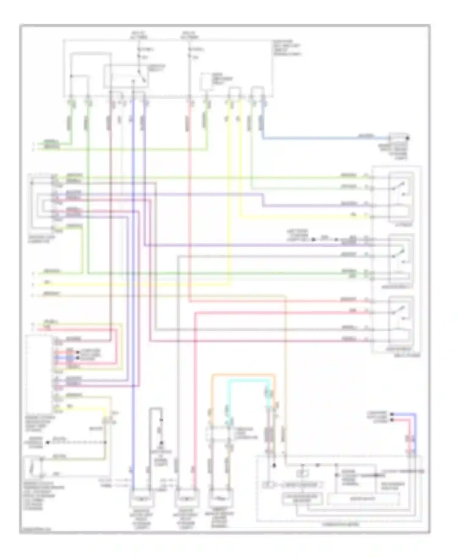 Forester Subaru SJ (2012-2015): Automatic a/c circuit (2 of 2)