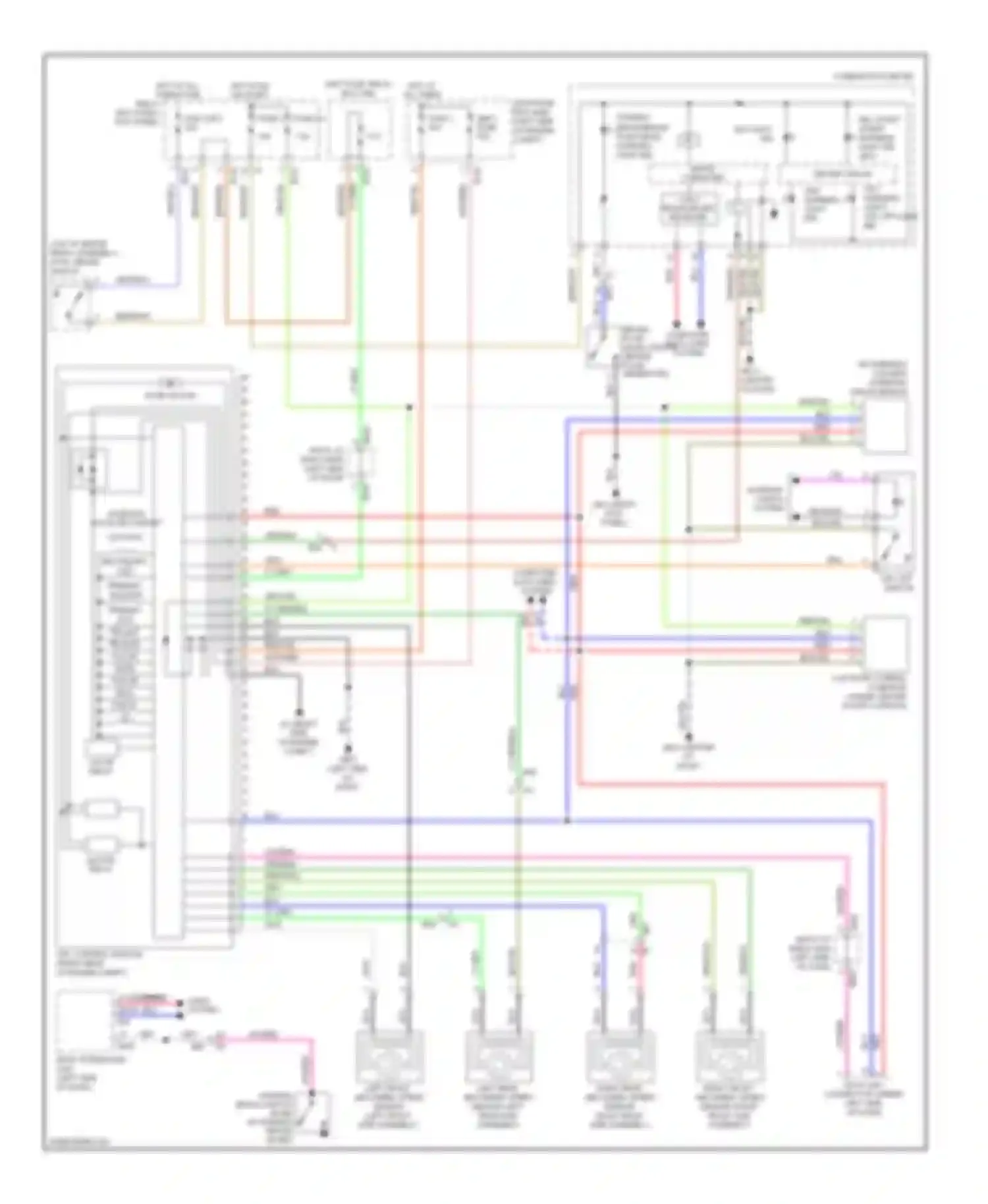 Forester Subaru SJ (2012-2015): Anti-lock brakes circuit
