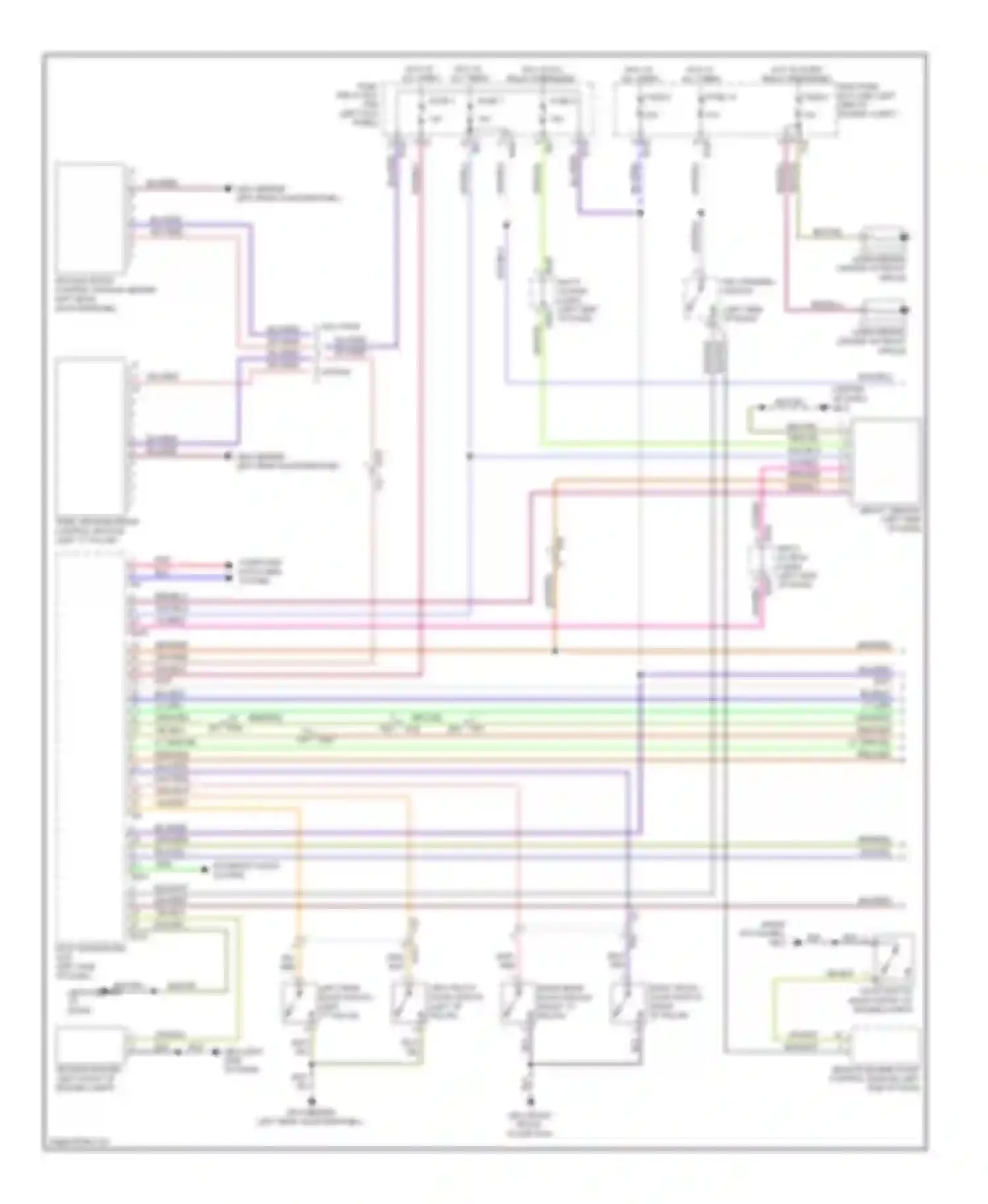 Forester Subaru SJ (2012-2015): Forced entry circuit (1 of 2)