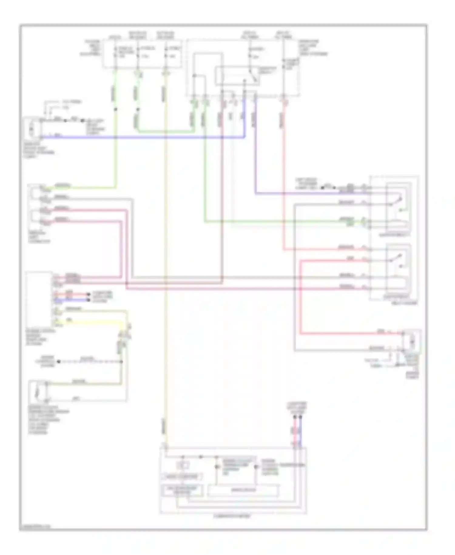 Forester Subaru SJ (2012-2015): Cooling fan circuit