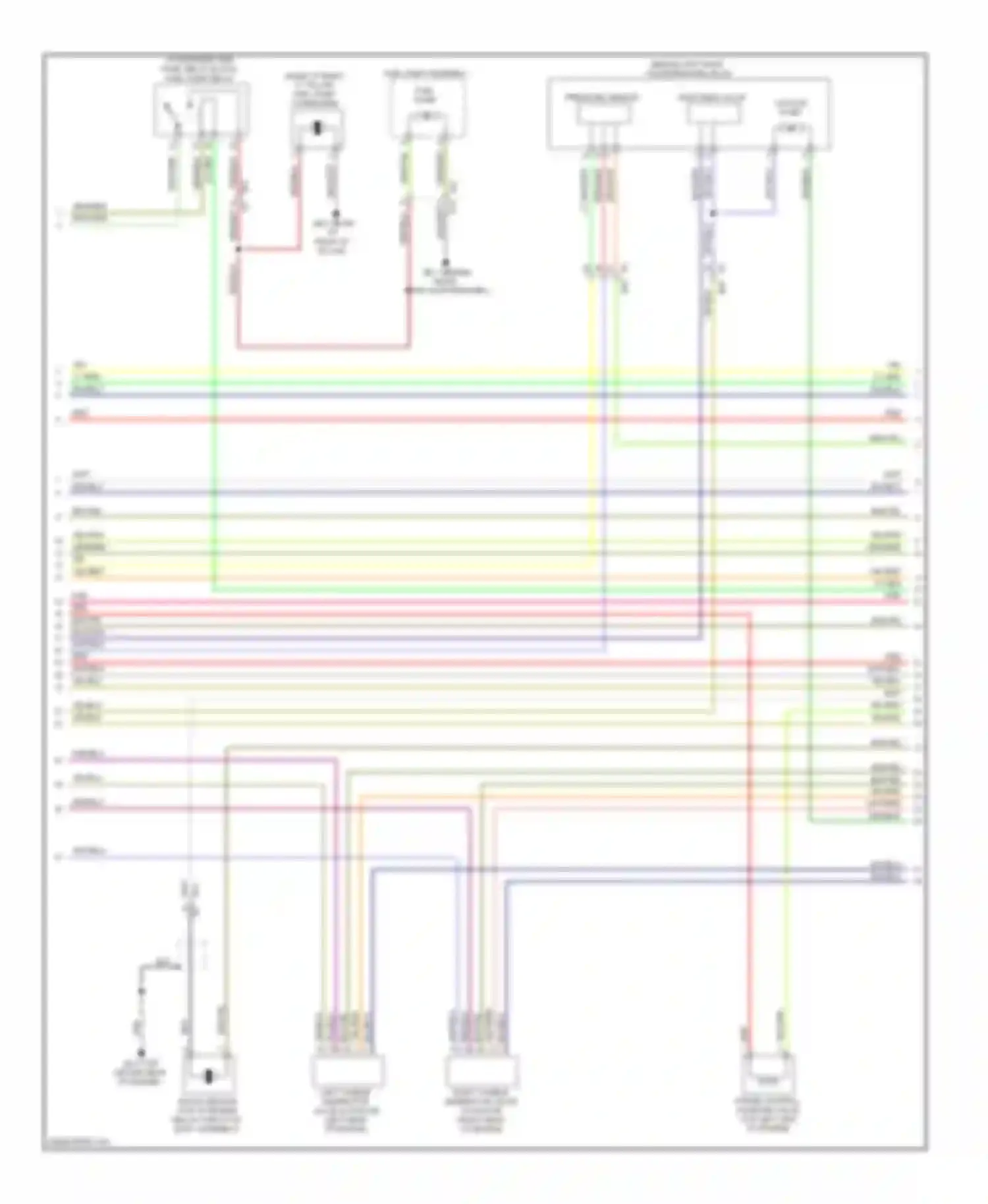 Forester Subaru SJ (2012-2015): Wiring diagram engine performance 2.5l (5 of 6)