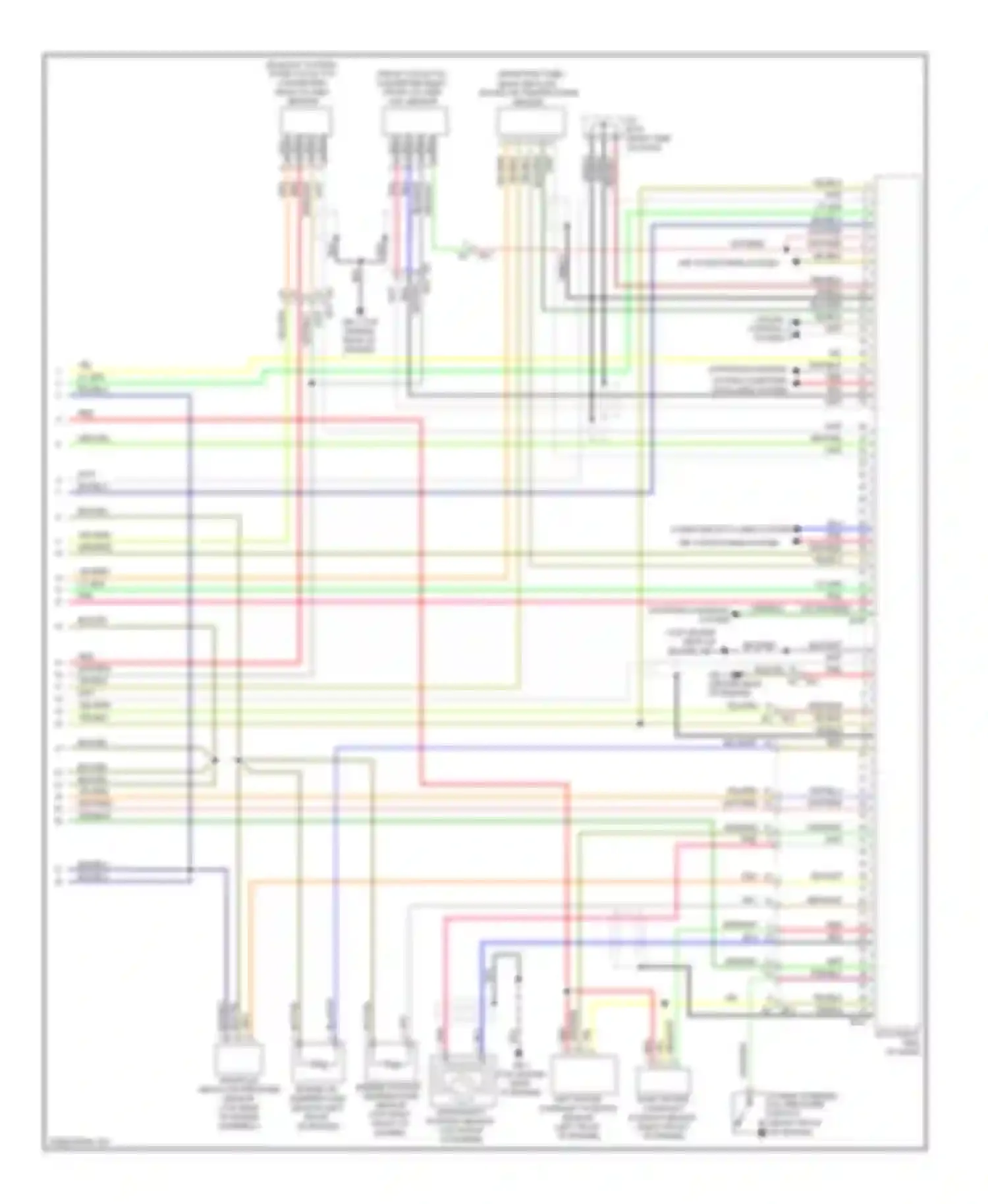 Forester Subaru SJ (2012-2015): Wiring diagram engine performance 2.5l (6 of 6)