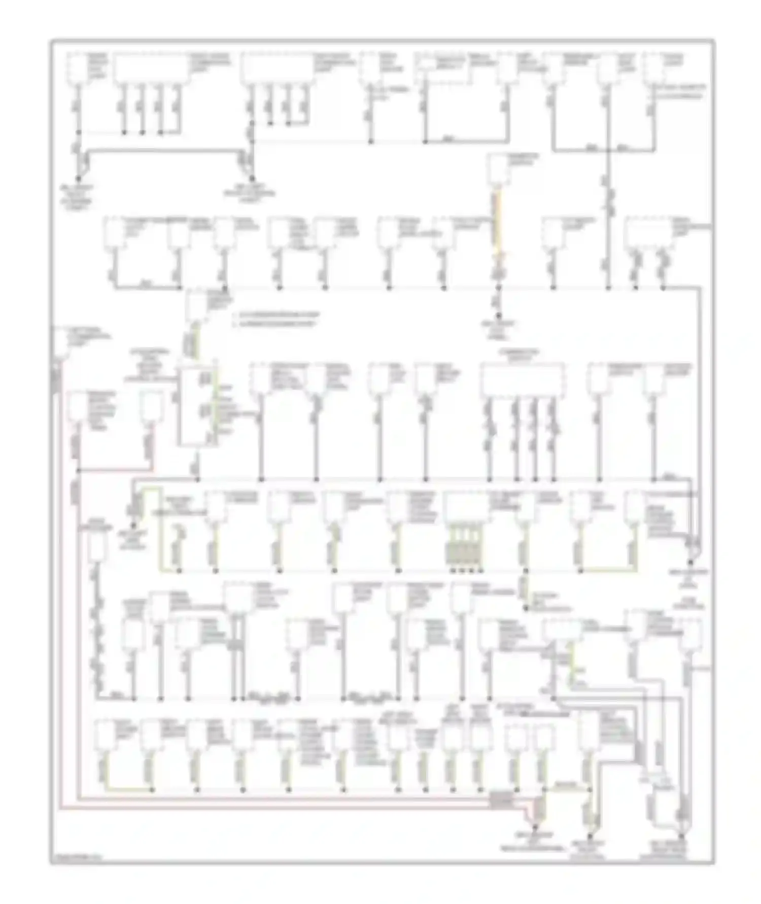 Forester Subaru SJ (2012-2015): Ground distribution circuit (1 of 3)
