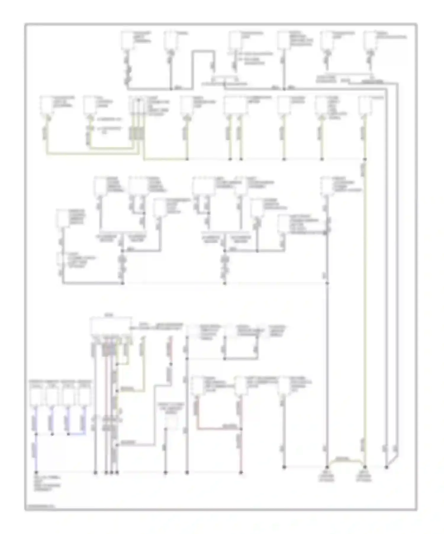 Forester Subaru SJ (2012-2015): Ground distribution circuit (2 of 3)