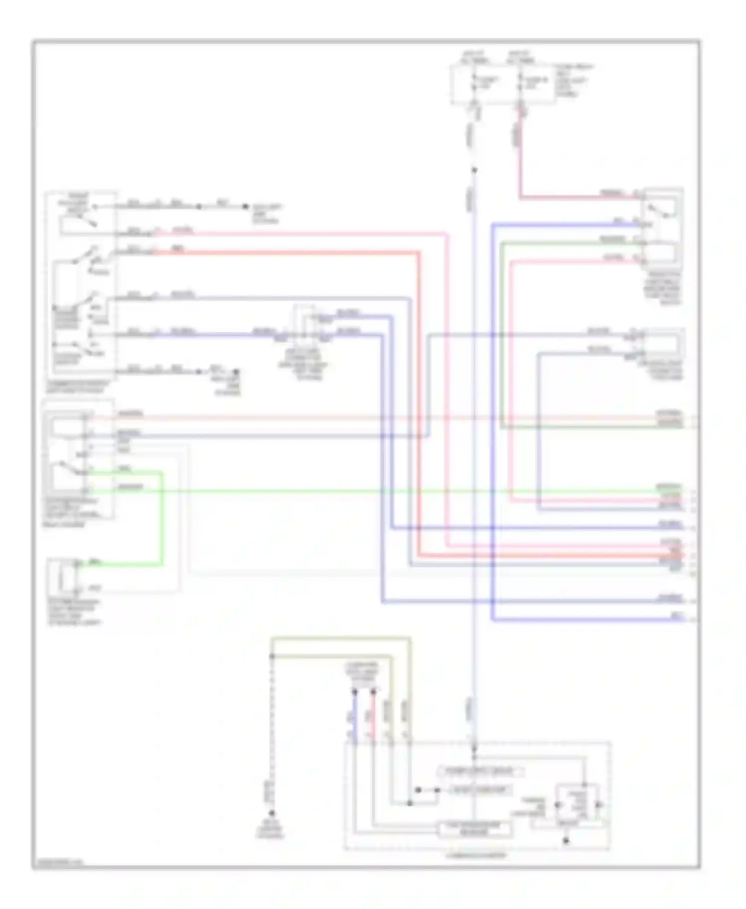Forester Subaru SJ (2012-2015): Headlamps circuit (1 of 2)