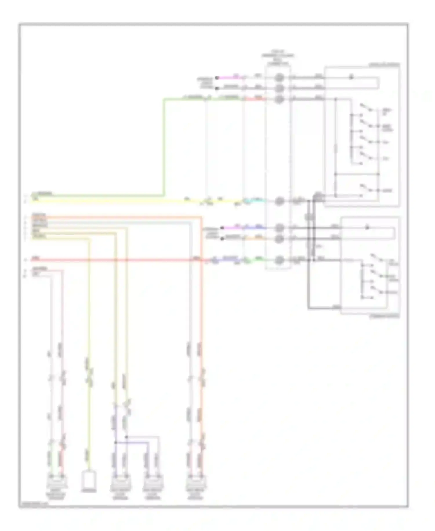 Forester Subaru SJ (2012-2015): Radio circuit, except base (2 of 2)