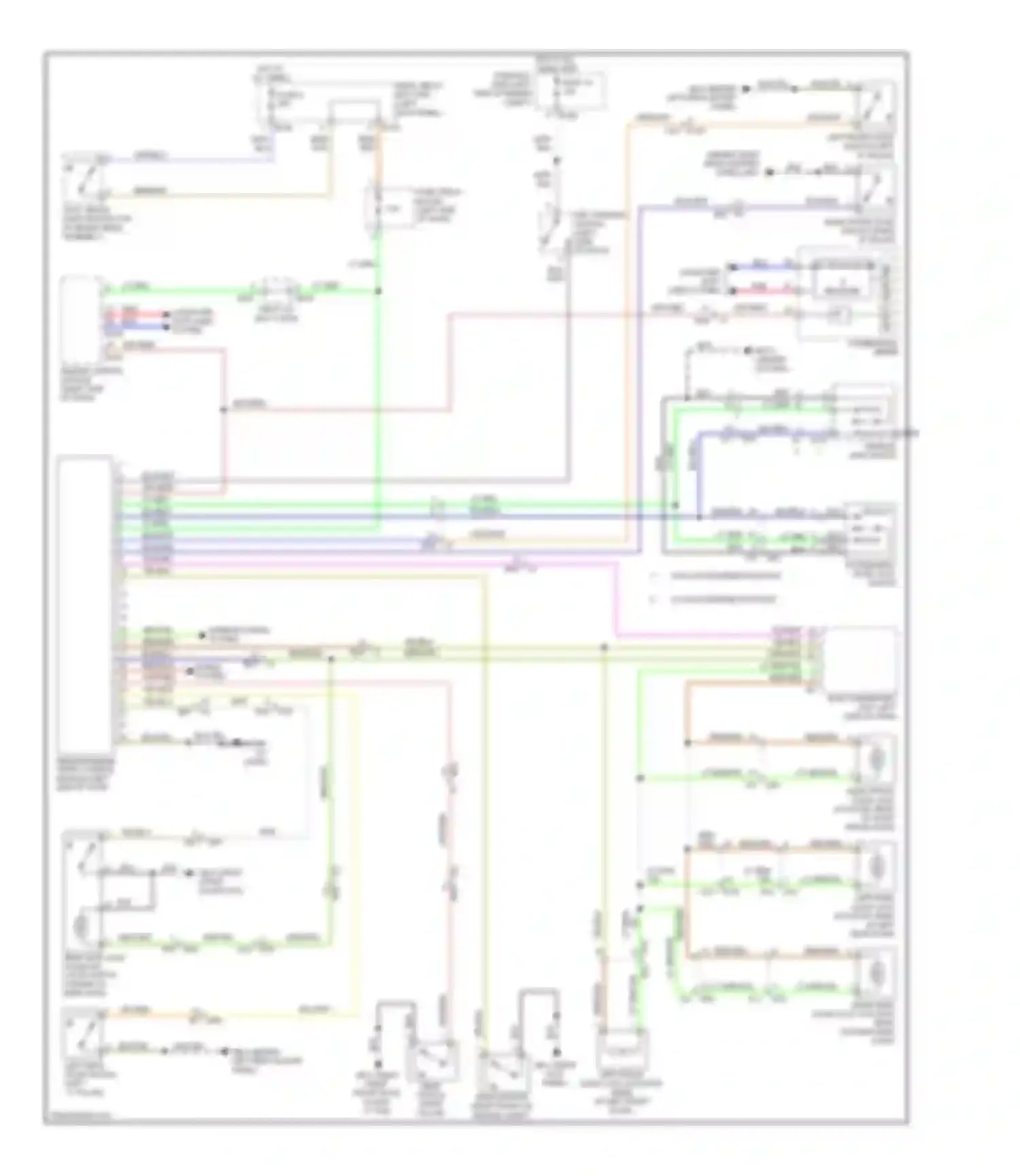 Forester Subaru SJ (2012-2015): Remote starting circuit