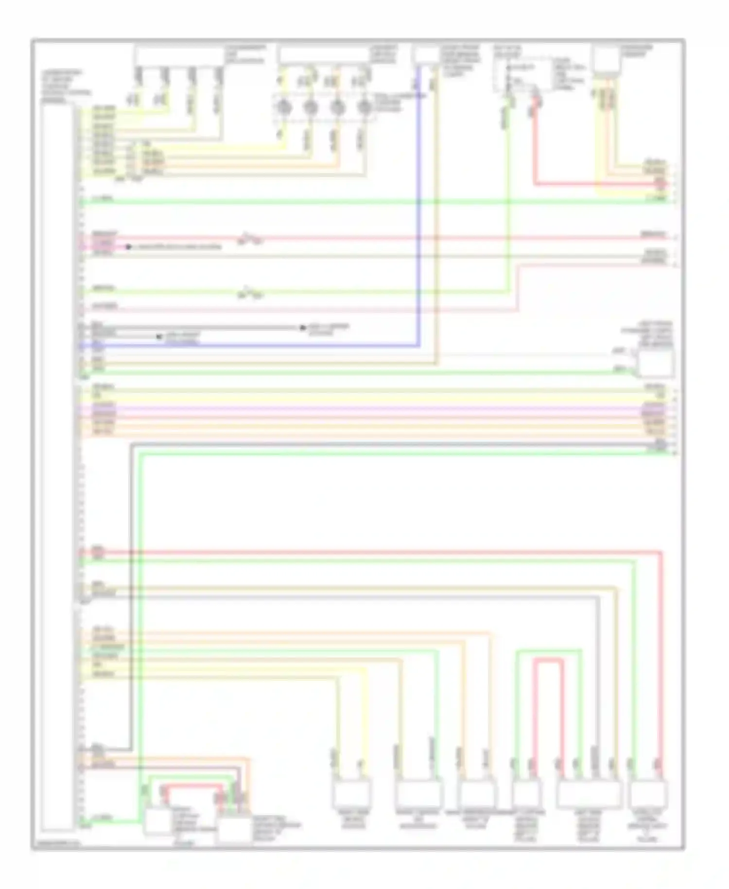 Forester Subaru SJ (2012-2015): Supplemental restraints circuit (1 of 2)