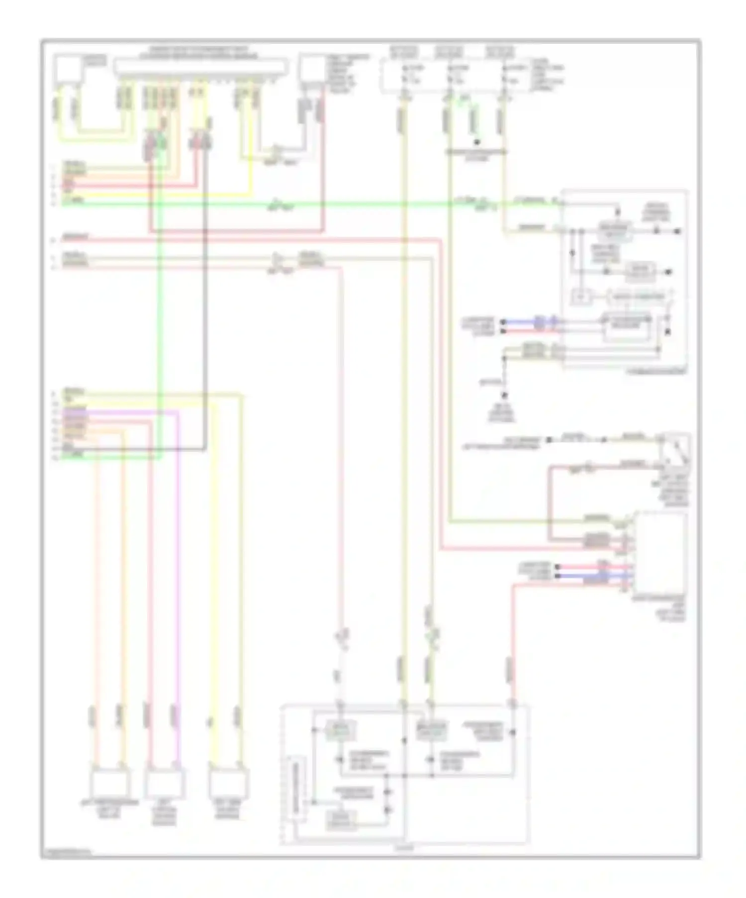 Forester Subaru SJ (2012-2015): Supplemental restraints circuit (2 of 2)