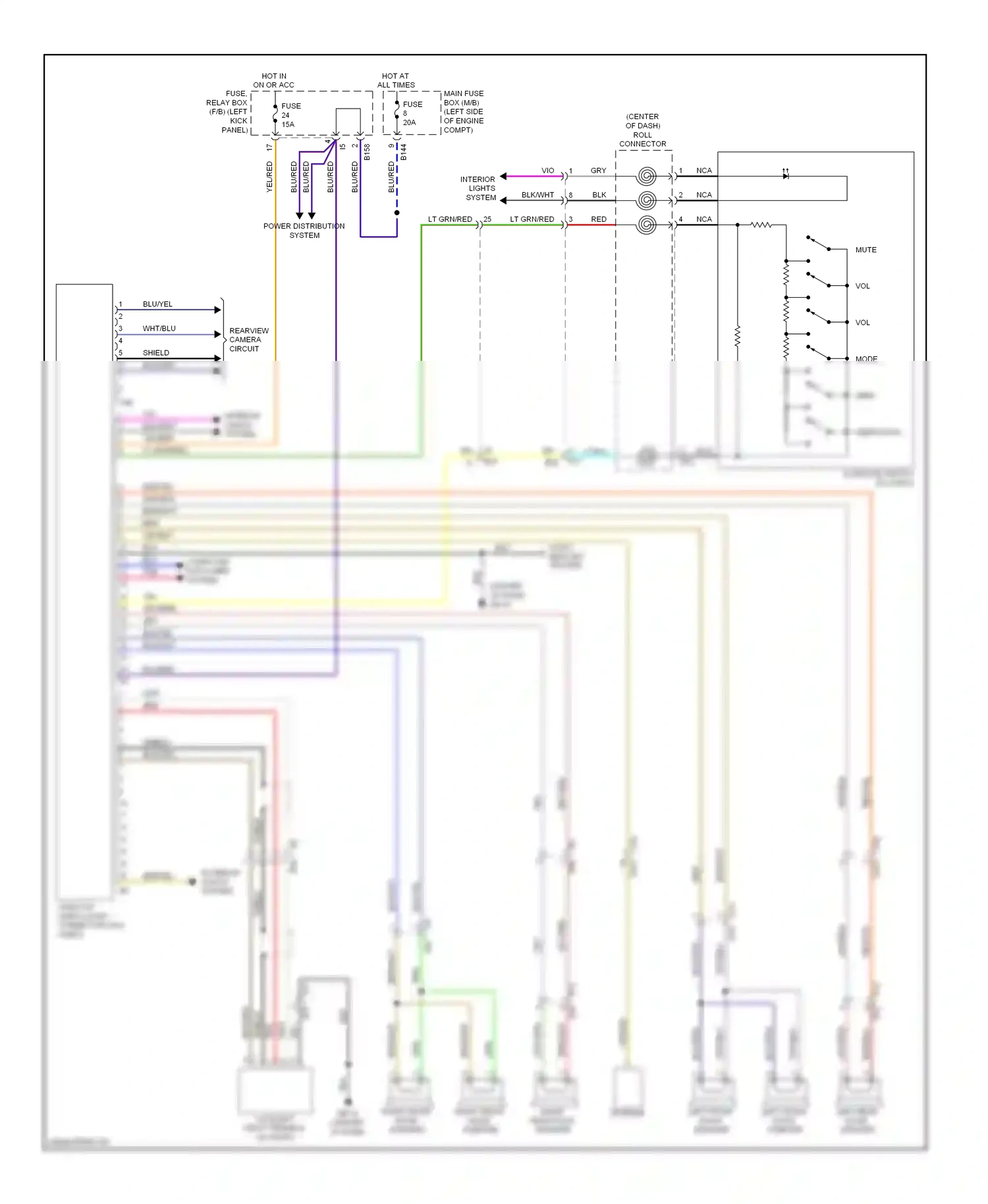 Wiring diagram blk for Subaru Forester SJ (2012-2015) (47 of 67)