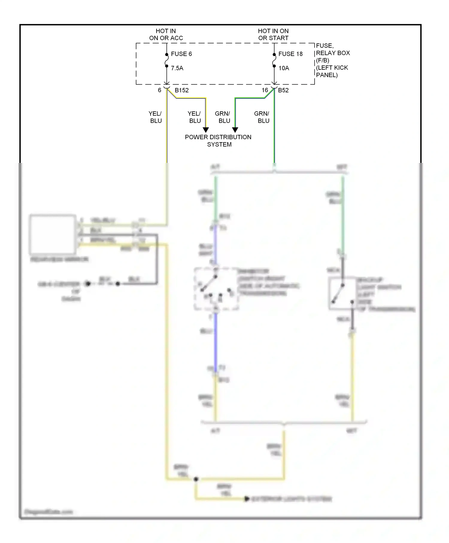 Wiring diagram blk for Subaru Forester SJ (2012-2015) (12 of 67)