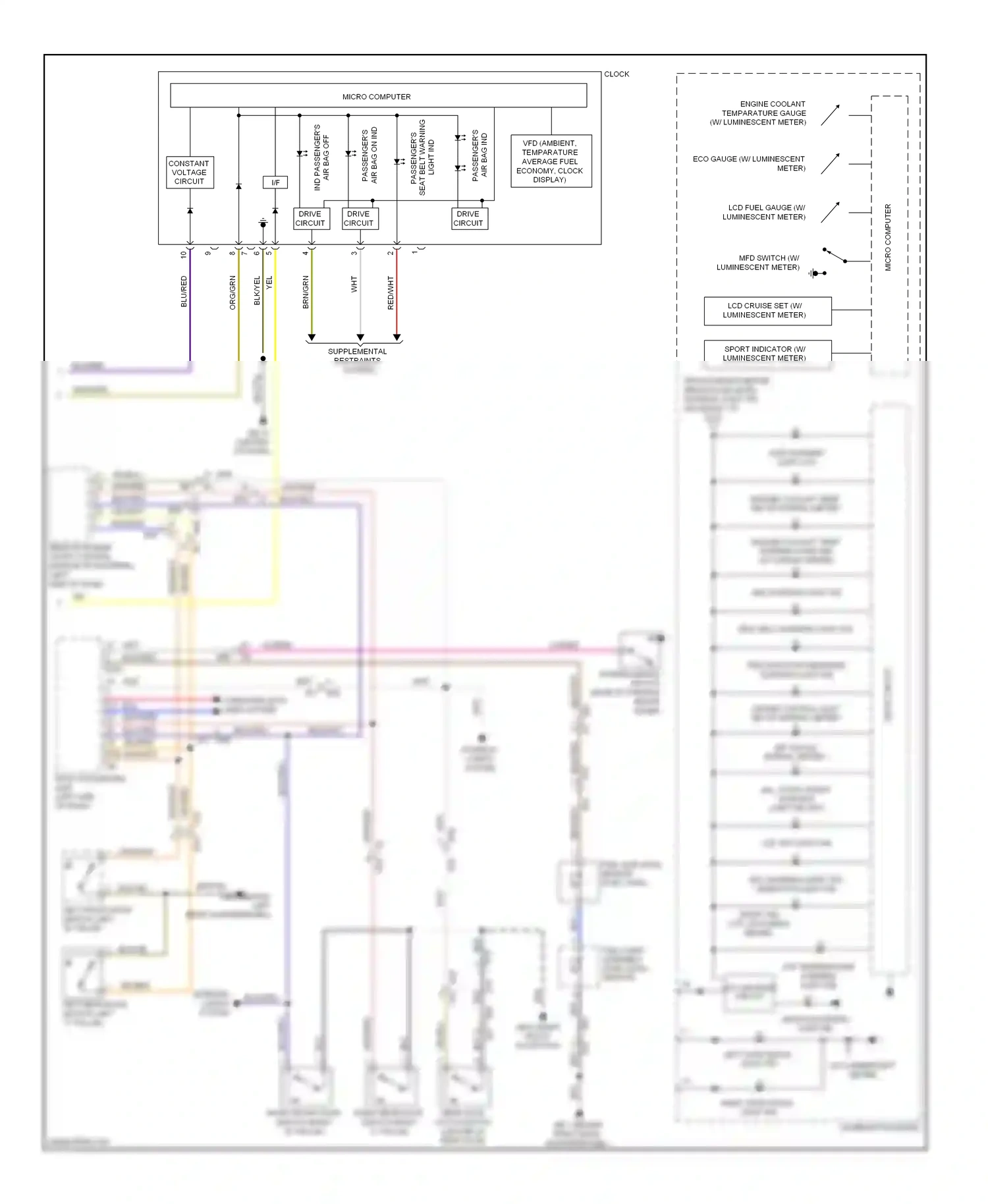 Wiring diagram blk for Subaru Forester SJ (2012-2015) (33 of 67)