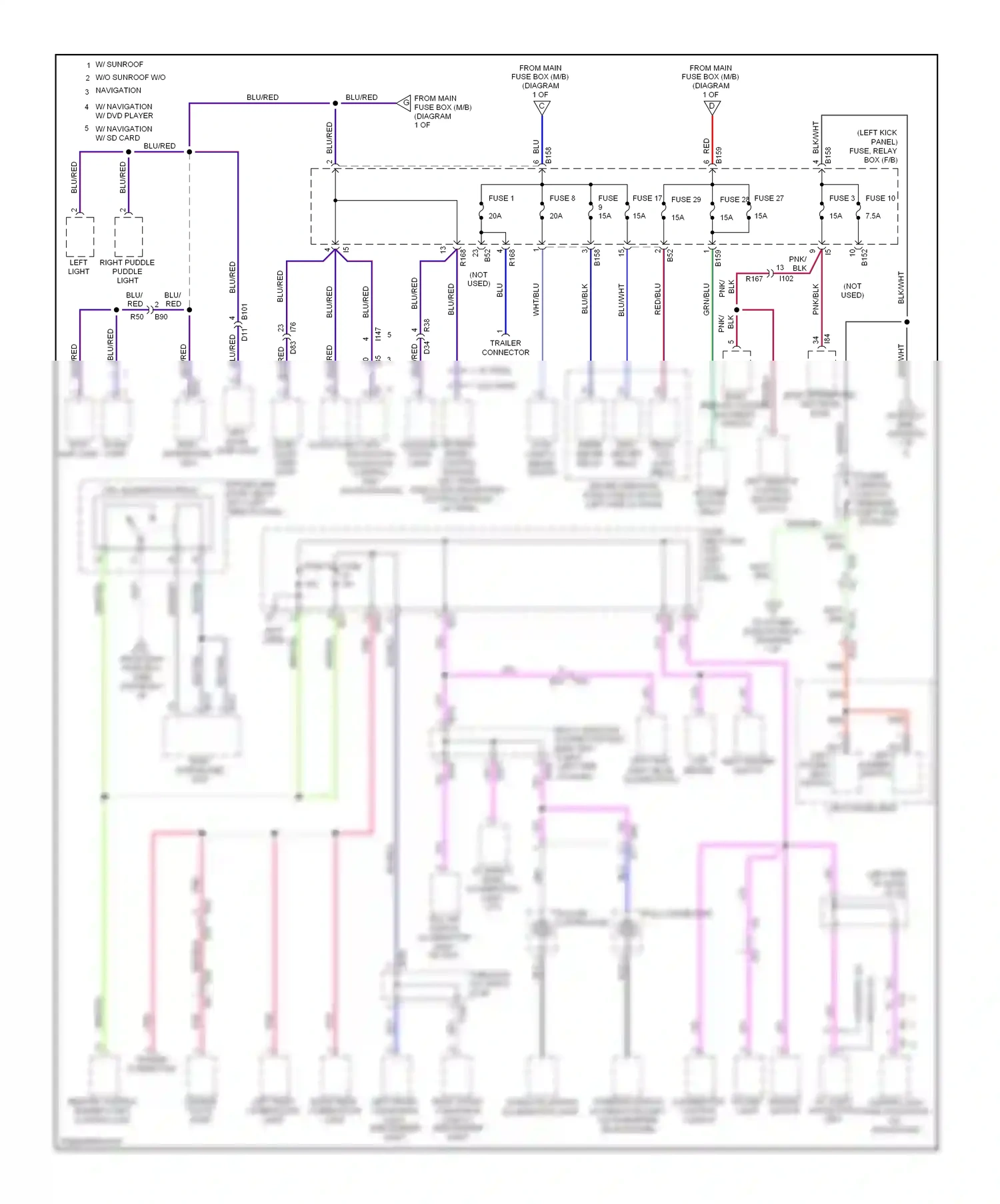 Wiring diagram blk/blu for Subaru Forester SJ (2012-2015) (8 of 24)