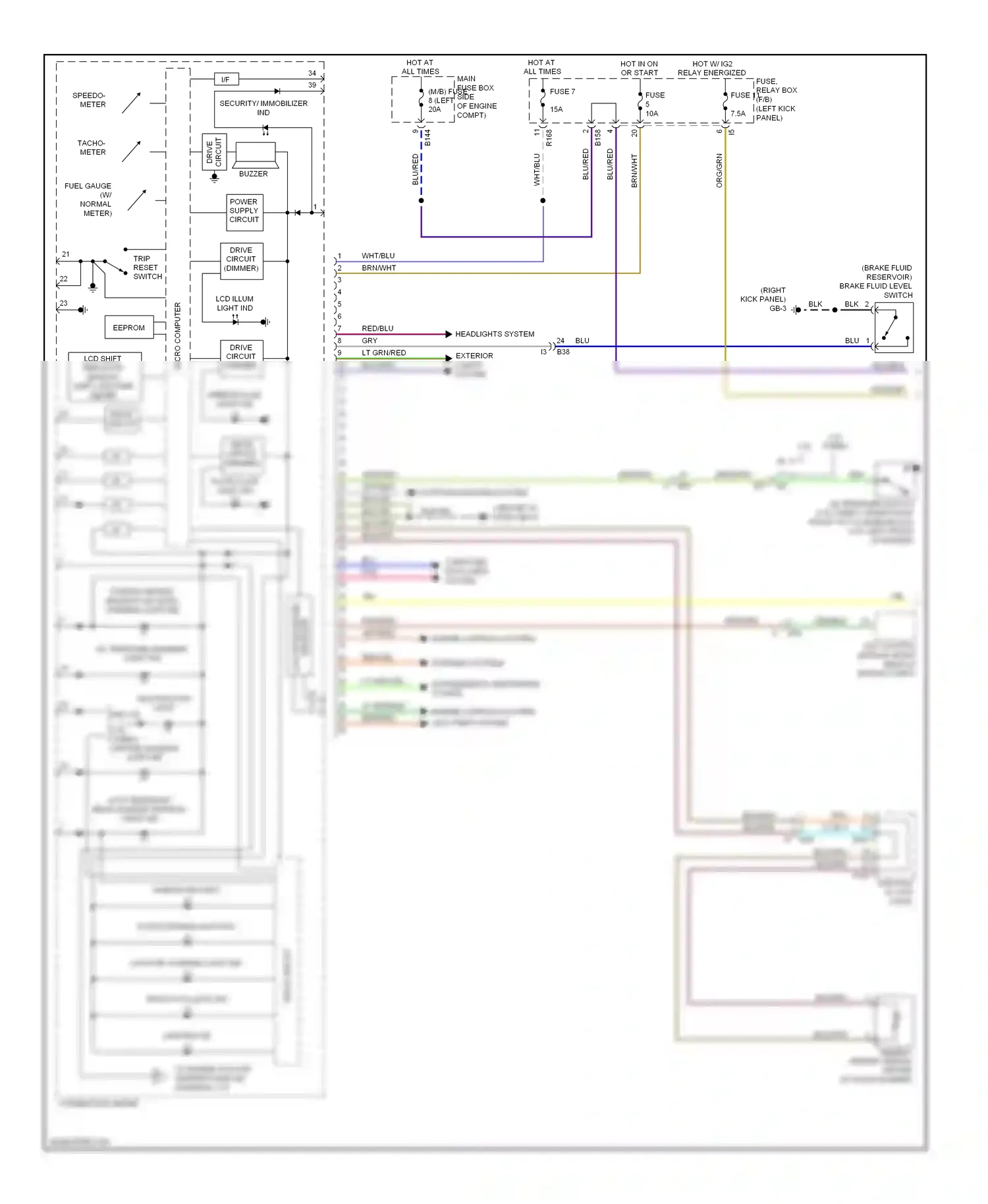 Wiring diagram blk/pnk for Subaru Forester SJ (2012-2015) (2 of 3)